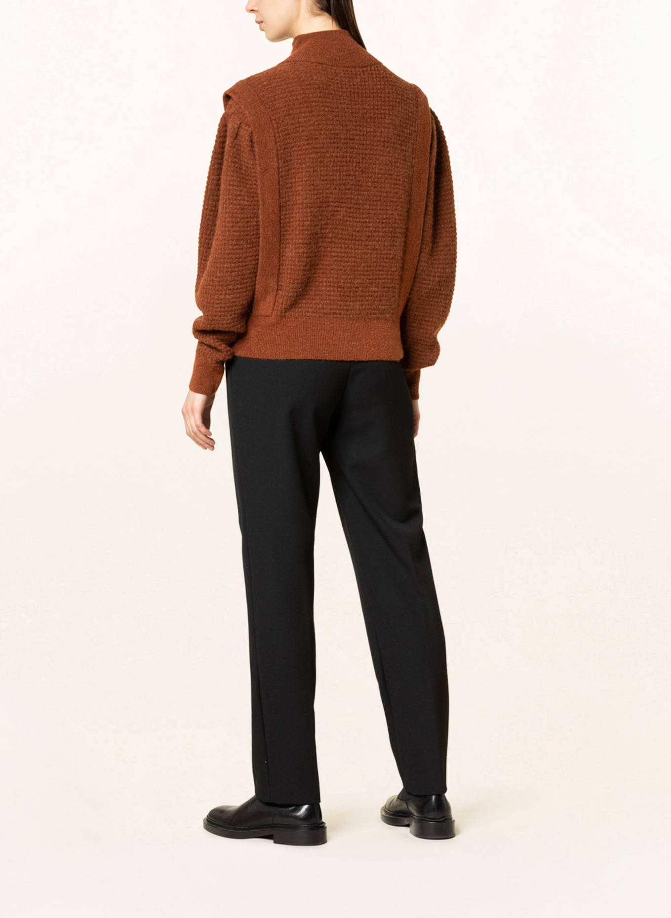 BOSS Sweater FARMENIA with alpaca, Color: BROWN (Image 3)