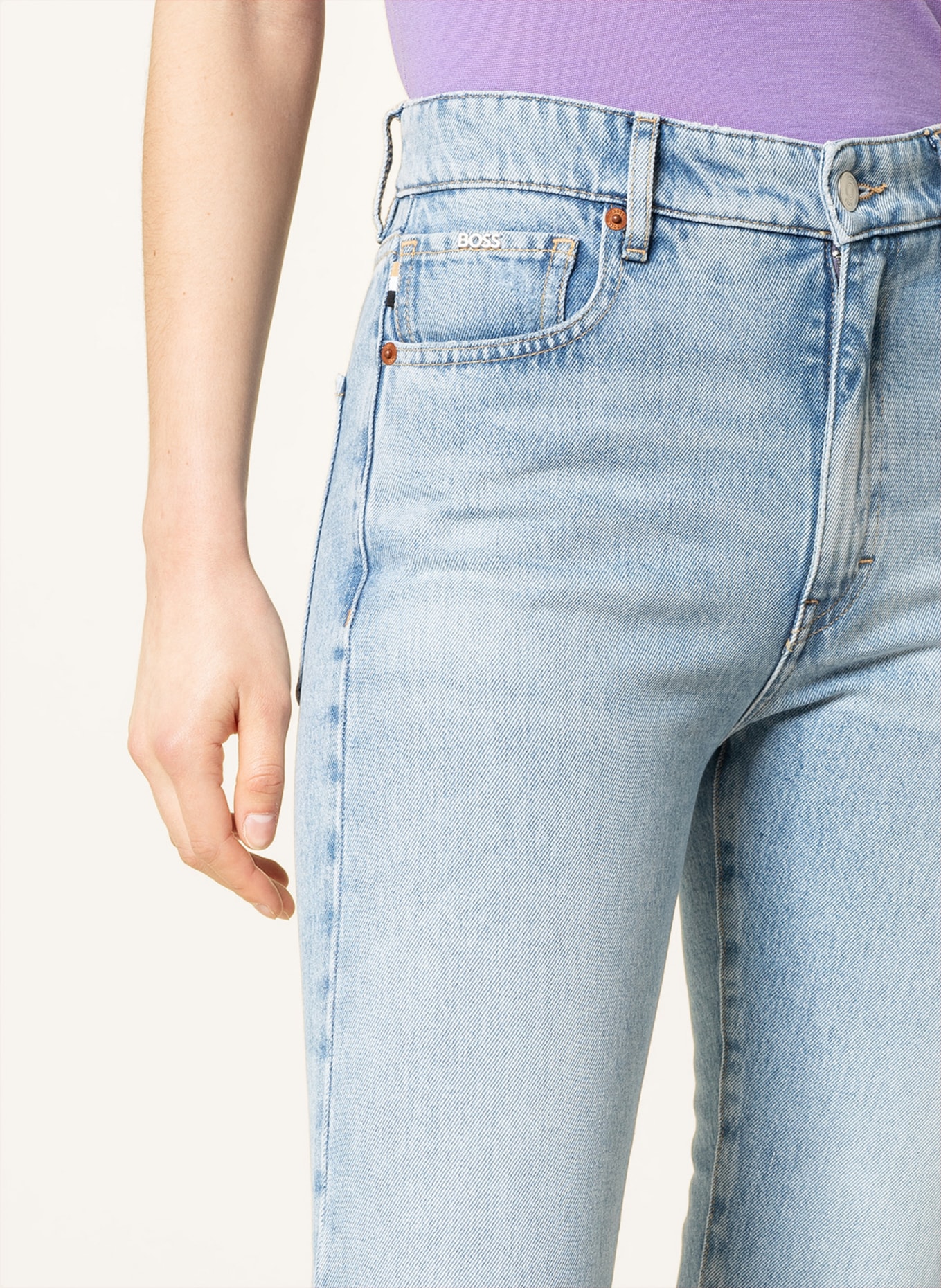BOSS Jeans STRAIGHT TAPERED 4.1, Farbe: 447 TURQUOISE/AQUA (Bild 5)