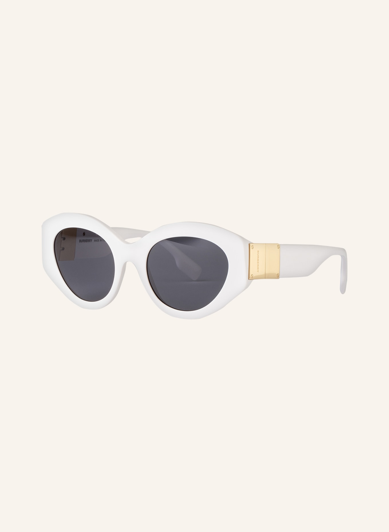 BURBERRY Sunglasses BE4361, Color: 300787 - WHITE/ DARK GRAY (Image 1)