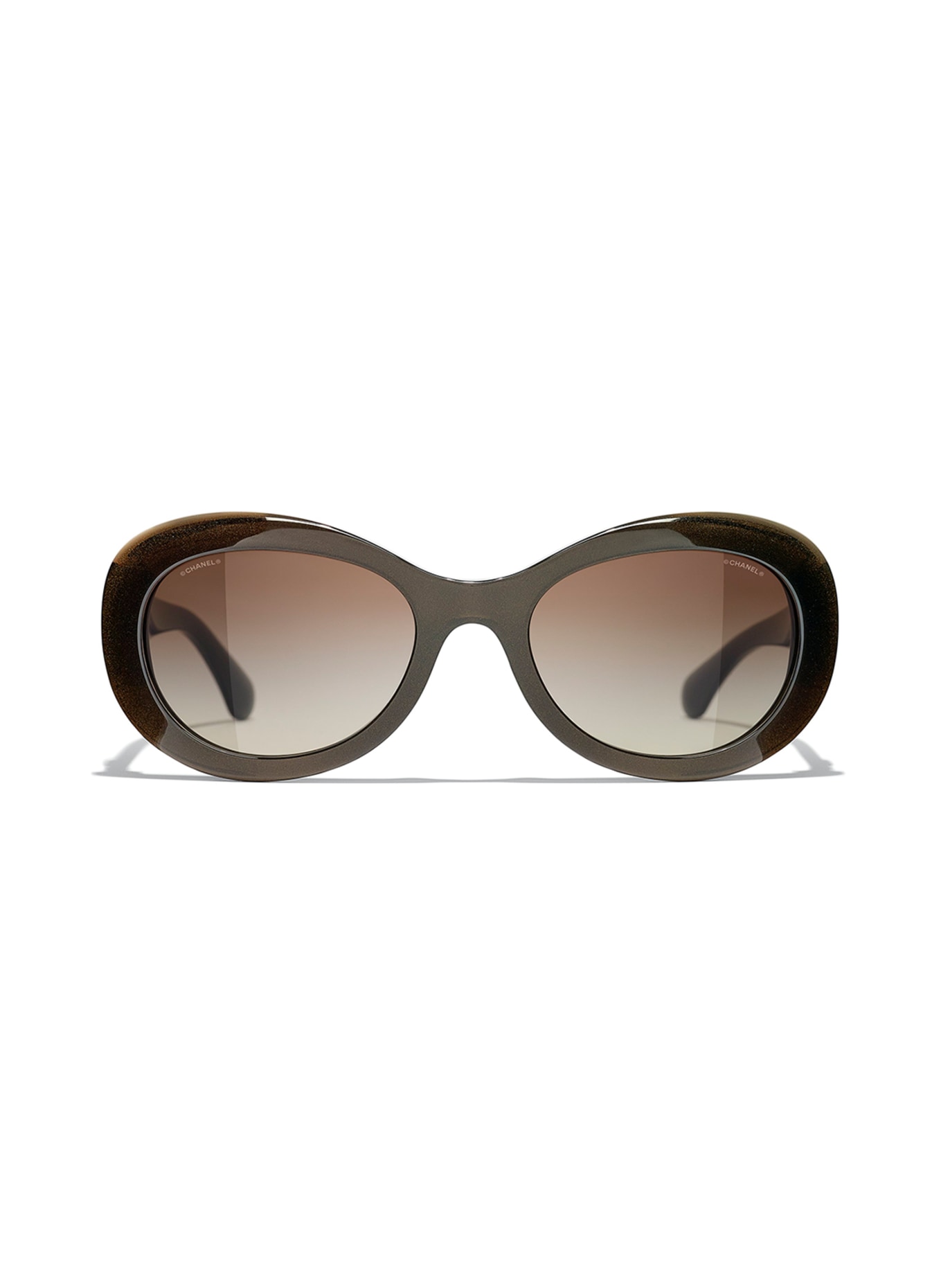 CHANEL Round sunglasses, Color: 1706S5 - DARK BROWN/ BROWN GRADIENT (Image 2)