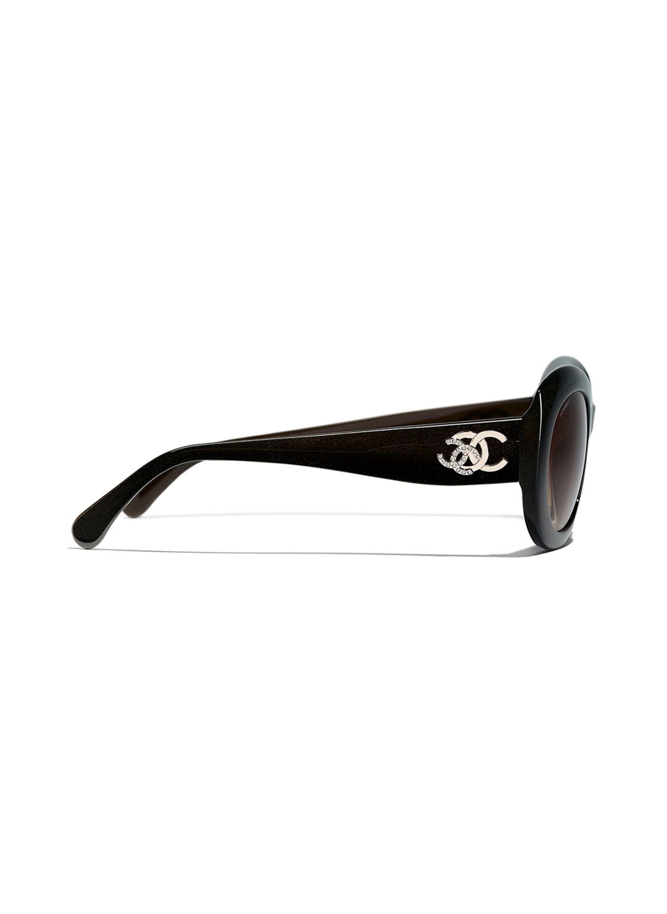 CHANEL Round sunglasses, Color: 1706S5 - DARK BROWN/ BROWN GRADIENT (Image 4)