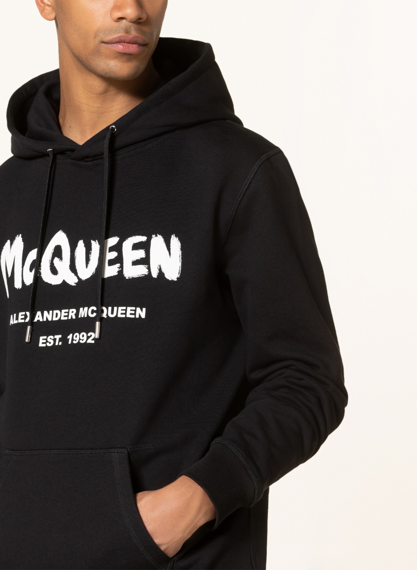 Alexander McQUEEN Oversized hoodie , Color: BLACK (Image 5)