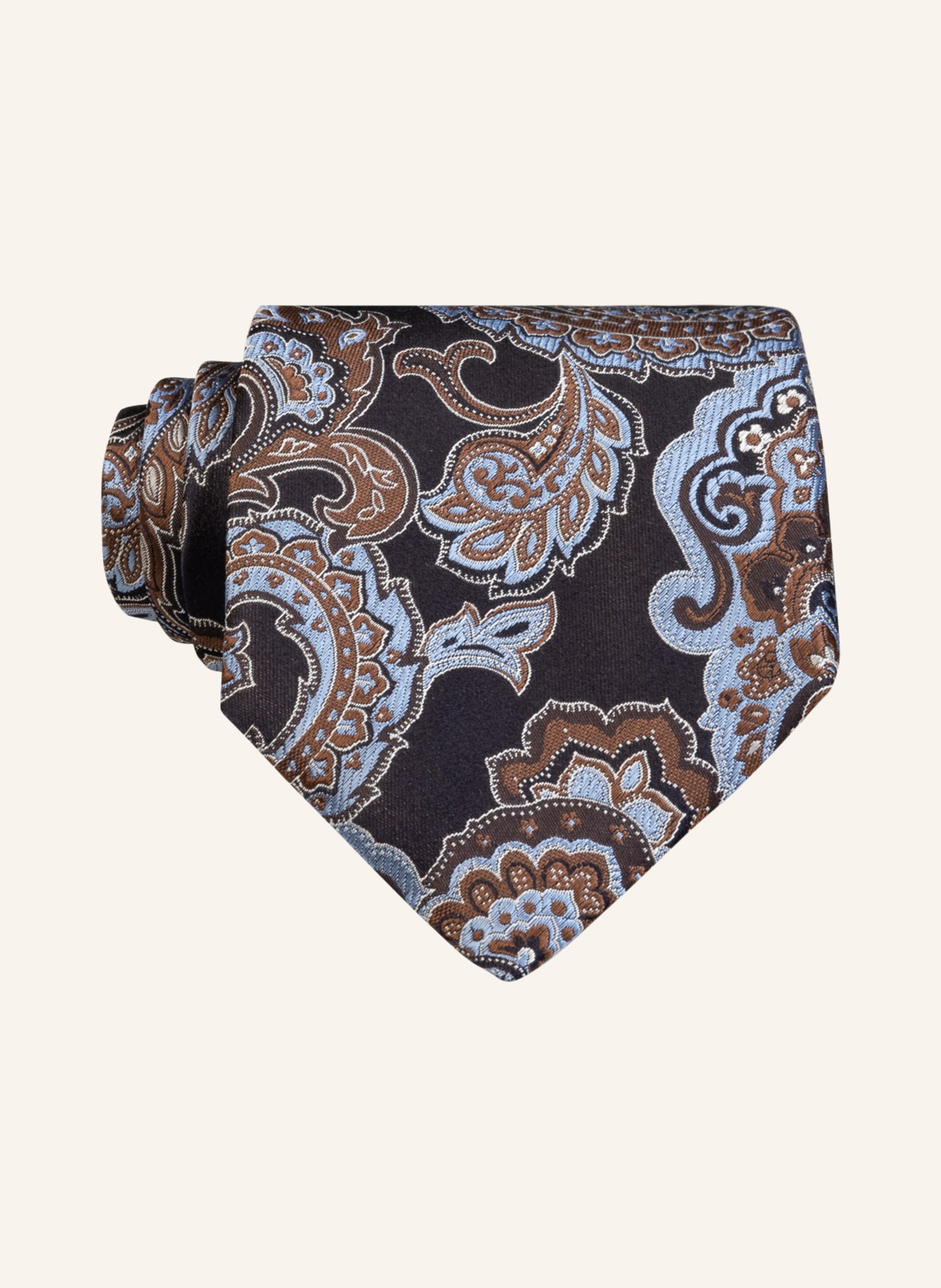ETON Krawatte, Farbe: DUNKELBLAU/ HELLBLAU/ BRAUN (Bild 1)