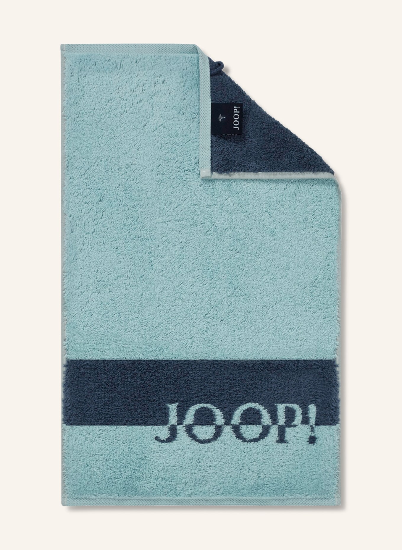 JOOP! Gästehandtuch SHADES, Farbe: DUNKELBLAU/ HELLBLAU (Bild 1)