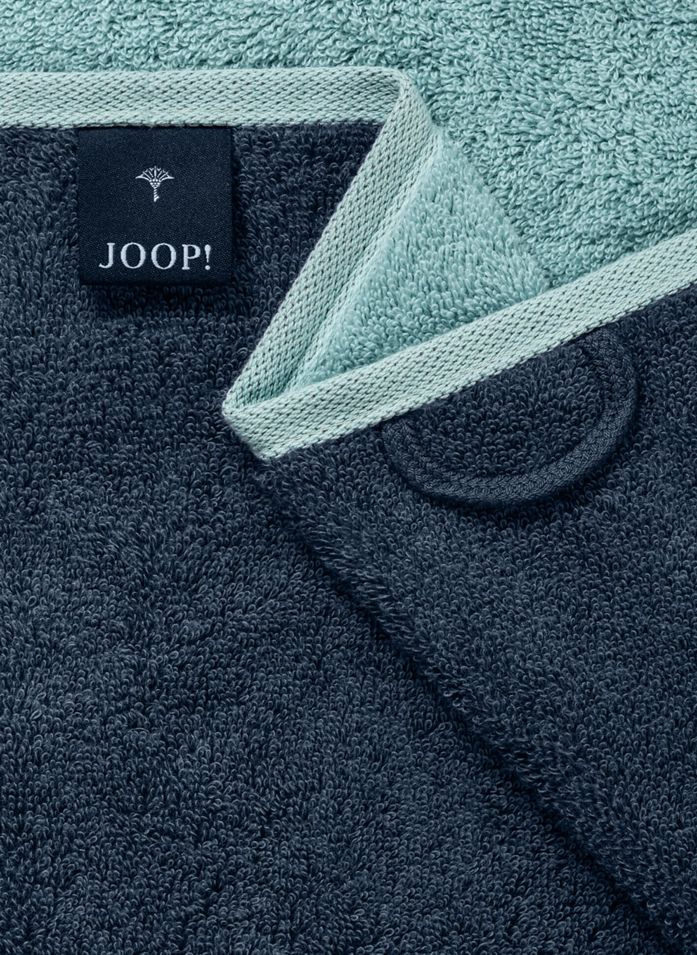JOOP! Guest towel SHADES, Color: DARK BLUE/ LIGHT BLUE (Image 3)