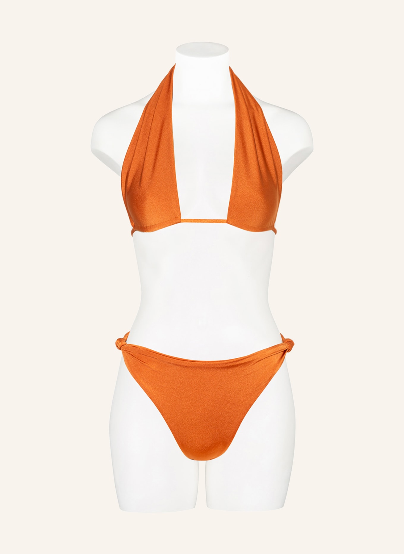 espadrij l'originale Brazilian bikini bottoms COCO, Color: DARK ORANGE (Image 2)