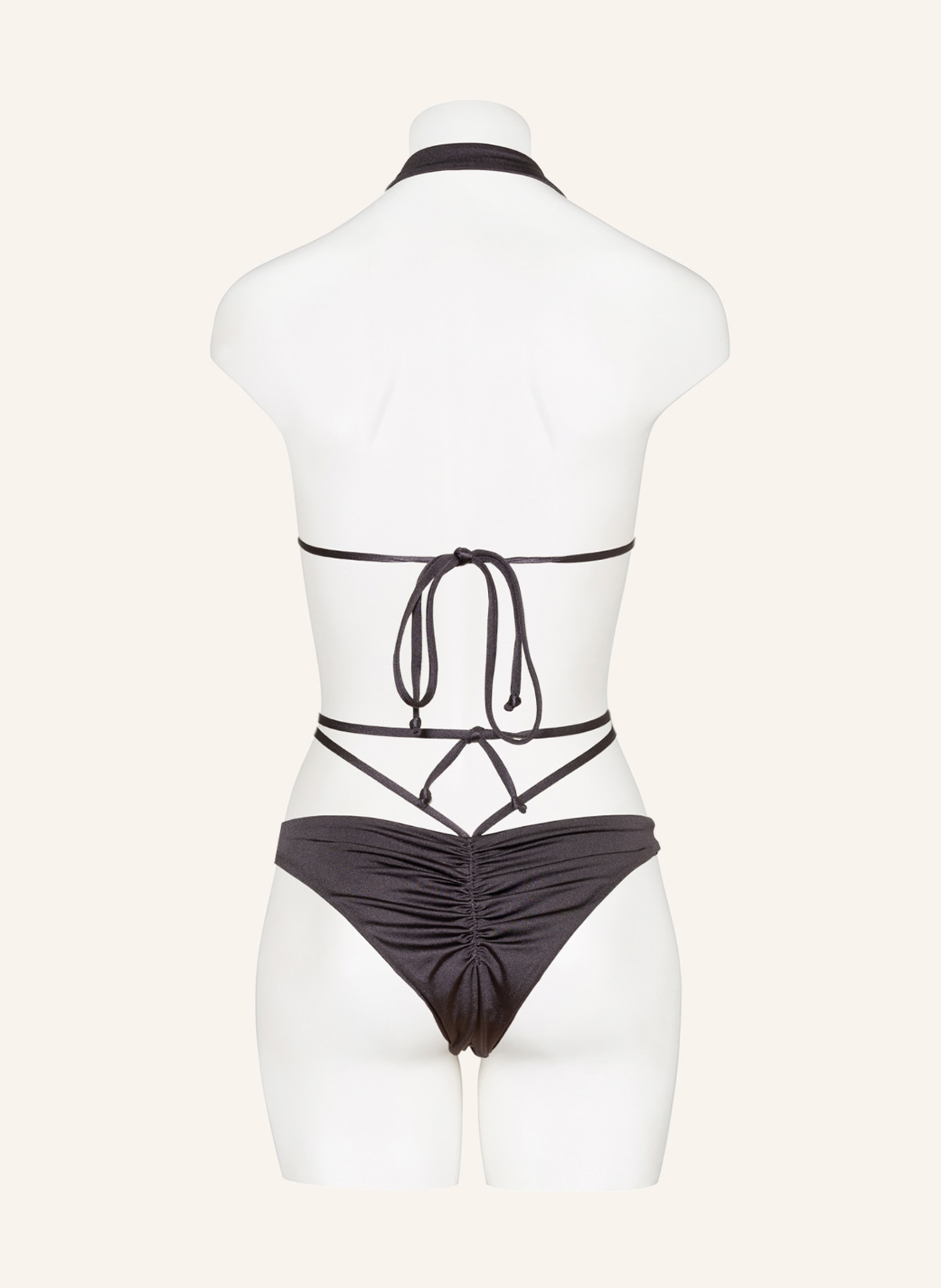 espadrij l'originale Brazilian-Bikini-Hose CLAIR, Farbe: DUNKELGRAU (Bild 3)
