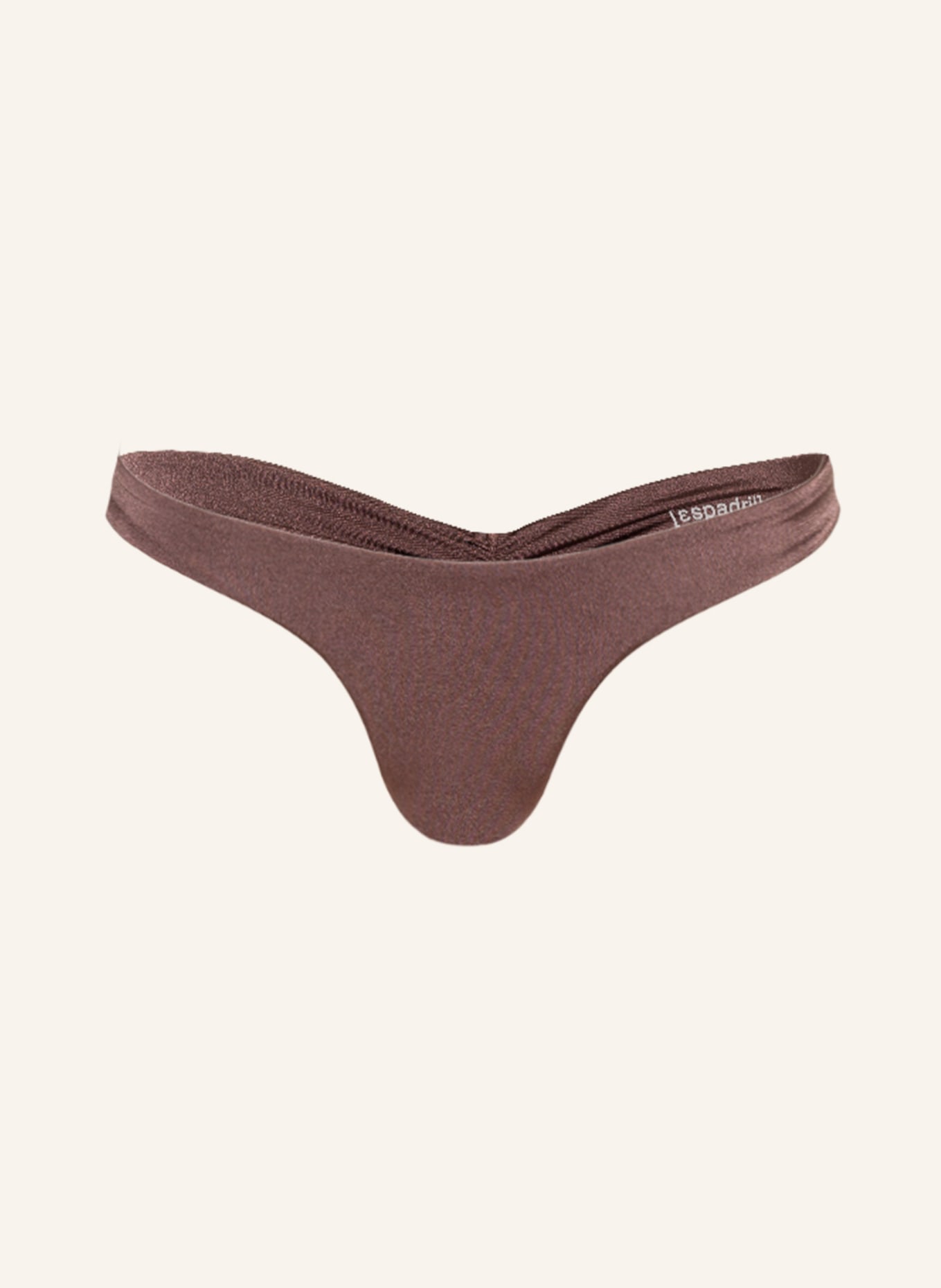 espadrij l'originale Brazilian bikini bottoms CLAIR, Color: DARK BROWN (Image 1)