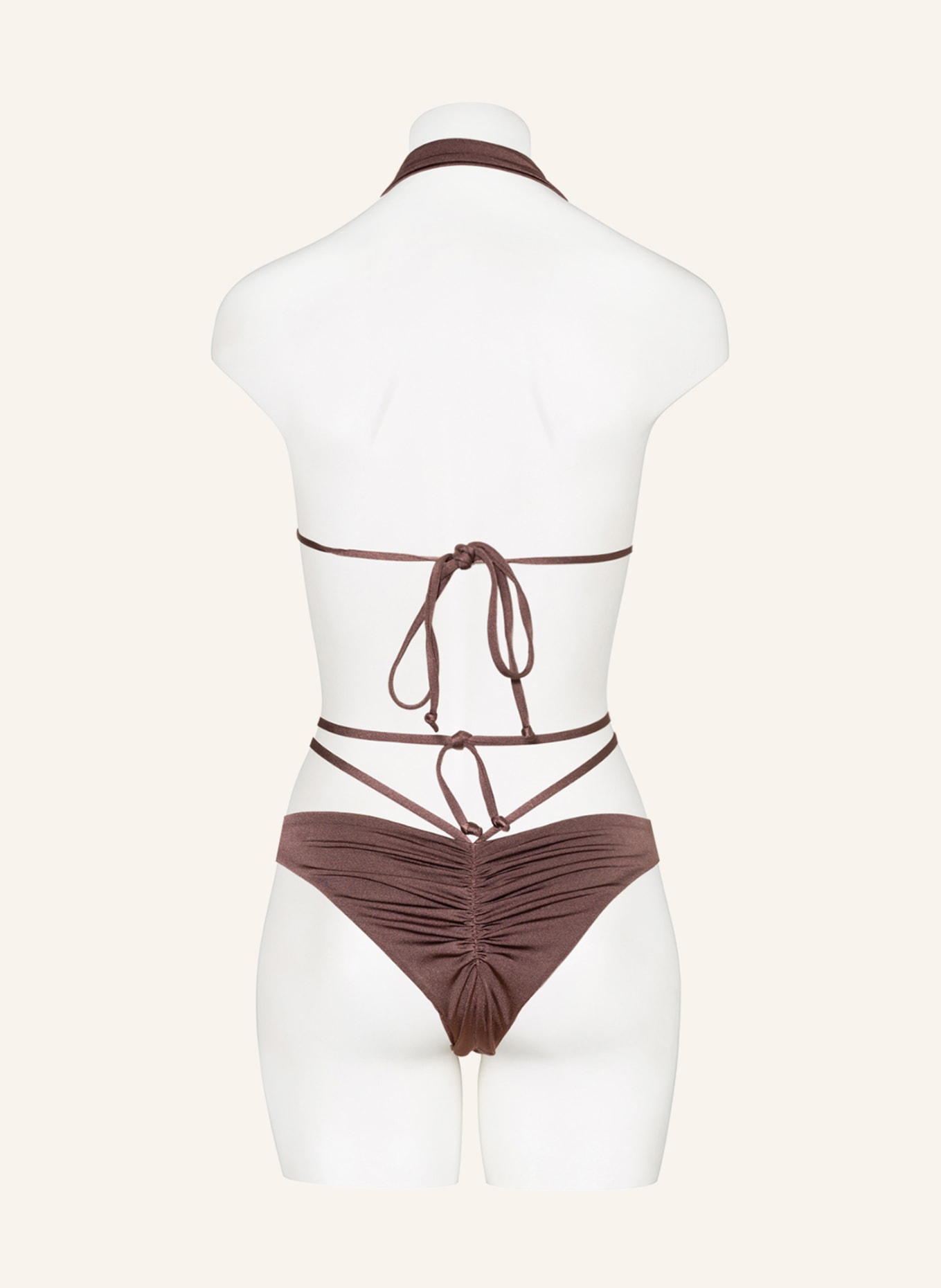 espadrij l'originale Brazilian-Bikini-Hose CLAIR, Farbe: DUNKELBRAUN (Bild 3)