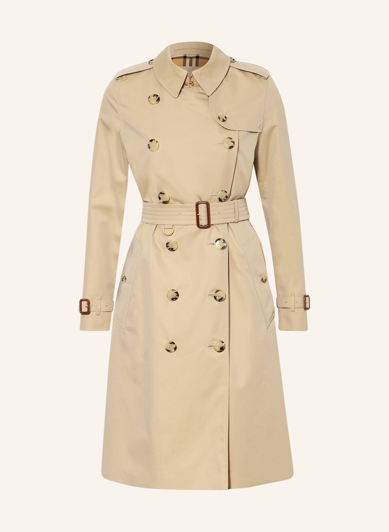 BURBERRY Trench coat KENSINGTON, Color: CAMEL (Image 1)