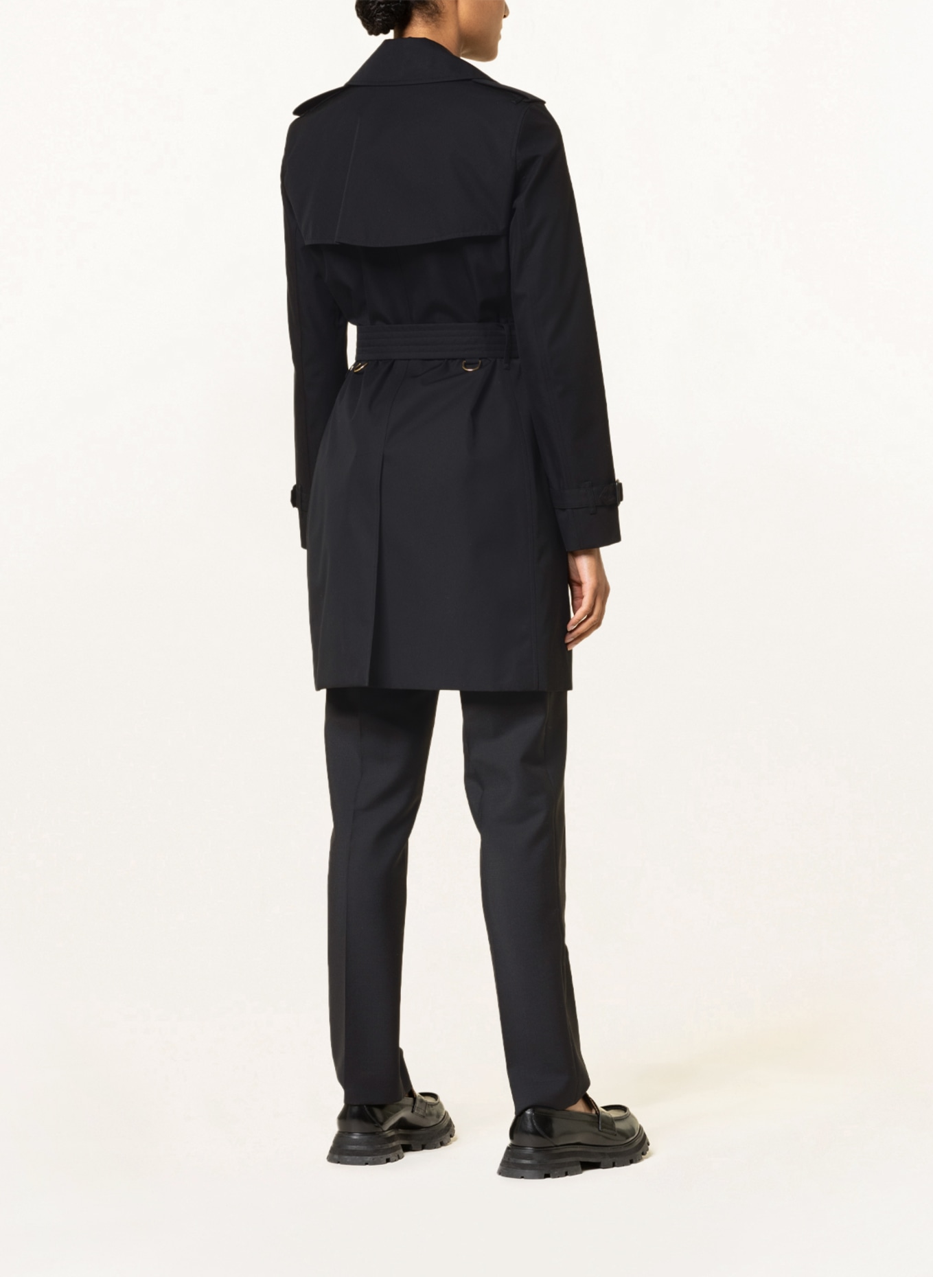 BURBERRY Trench coat ISLINGTON, Color: BLACK (Image 3)