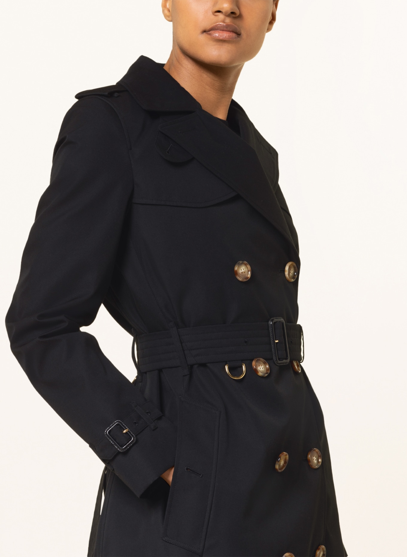BURBERRY Trench coat ISLINGTON, Color: BLACK (Image 4)