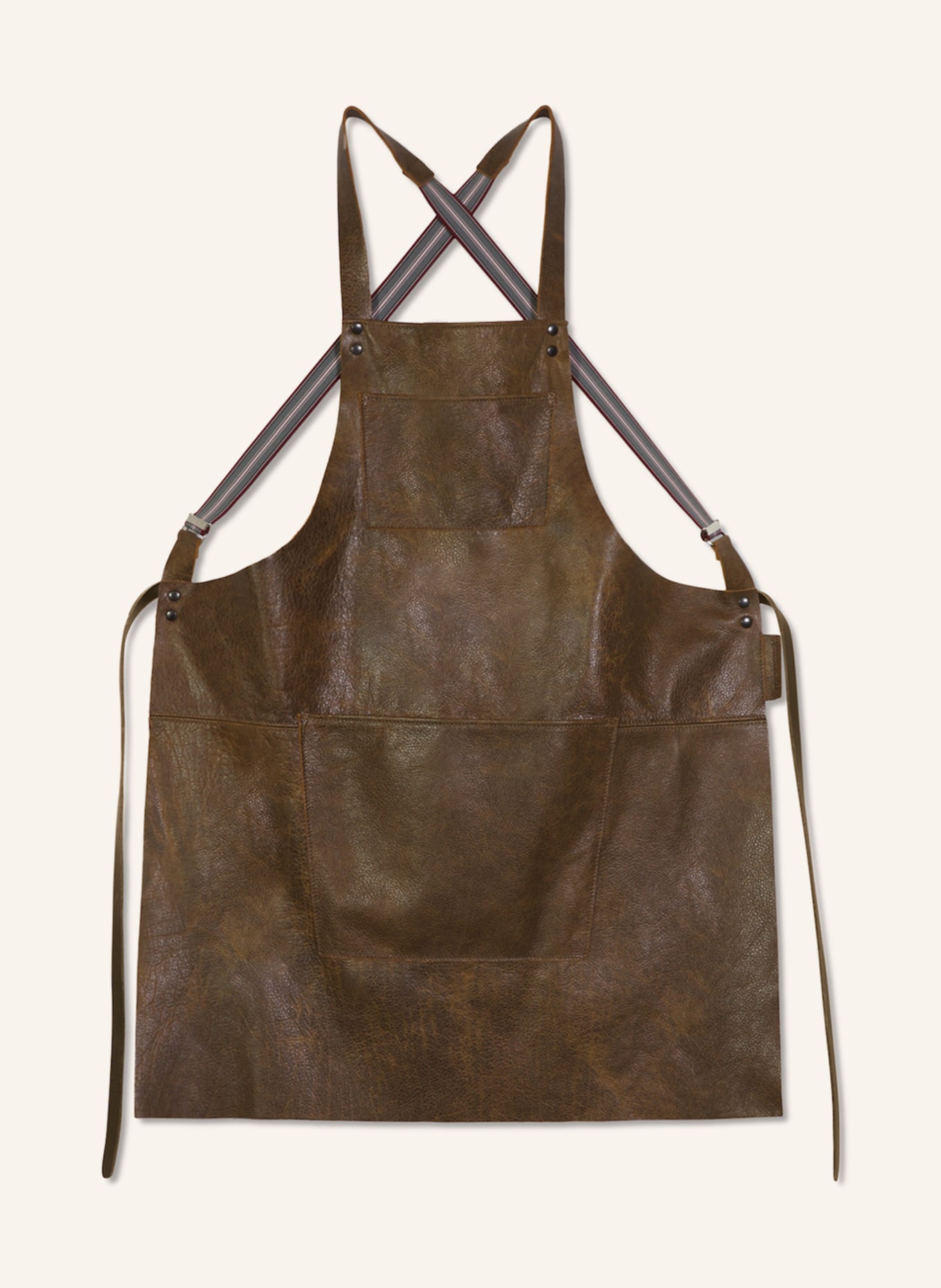 DUTCHDELUXES Zástěra: TMAVĚ HNĚDÁ