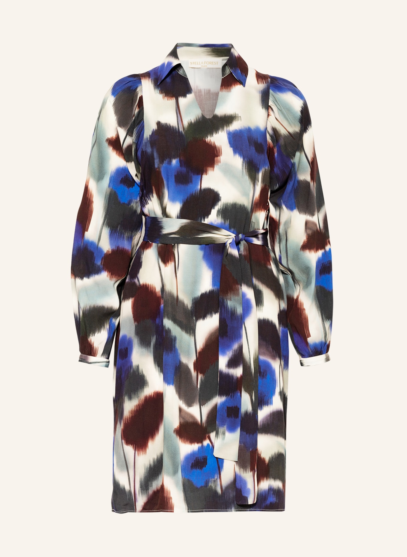 STELLA FOREST Dress LOLA, Color: DARK BLUE/ BLUE/ DARK RED (Image 1)