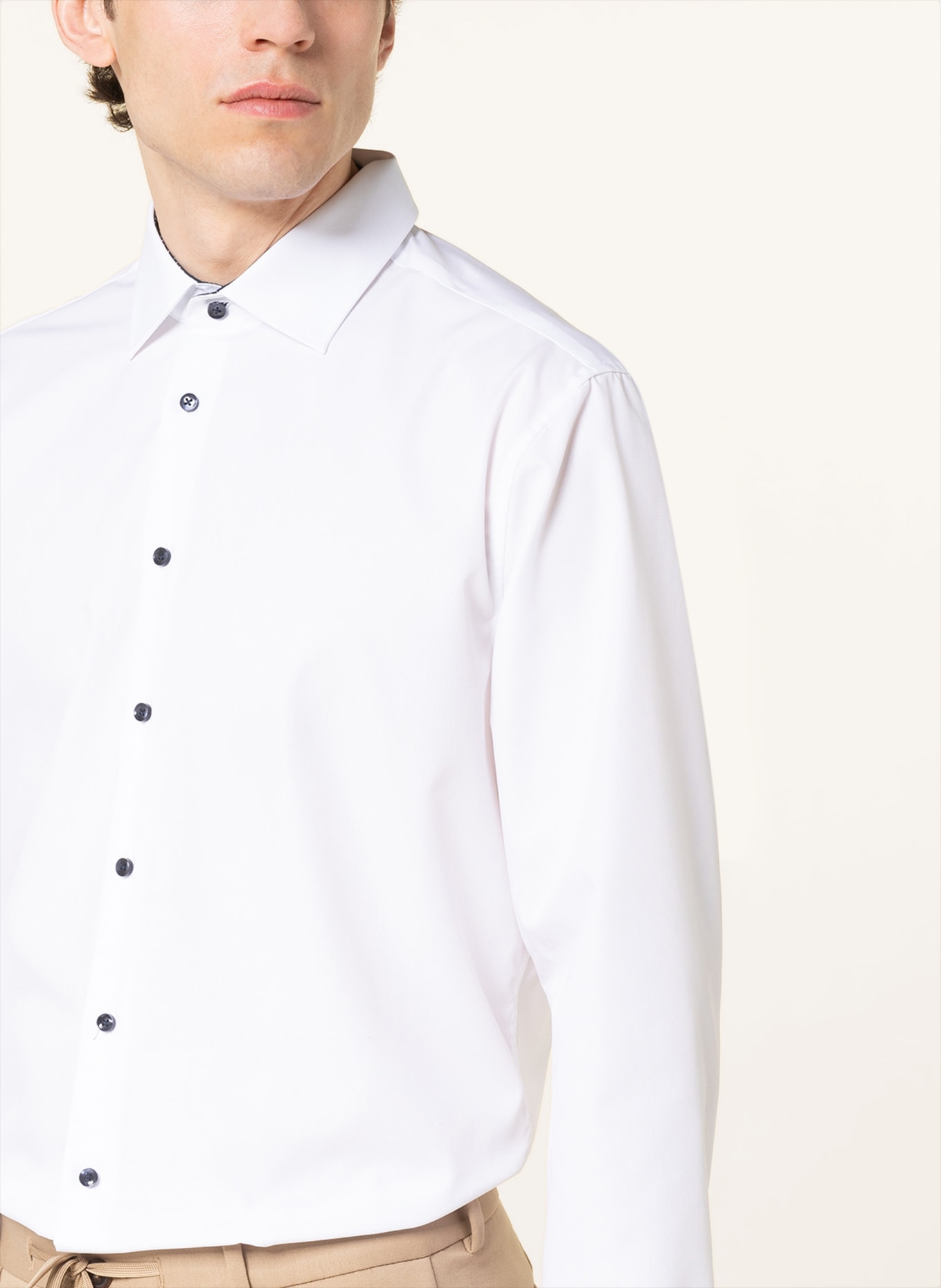 seidensticker Shirt shaped fit, Color: WHITE (Image 4)