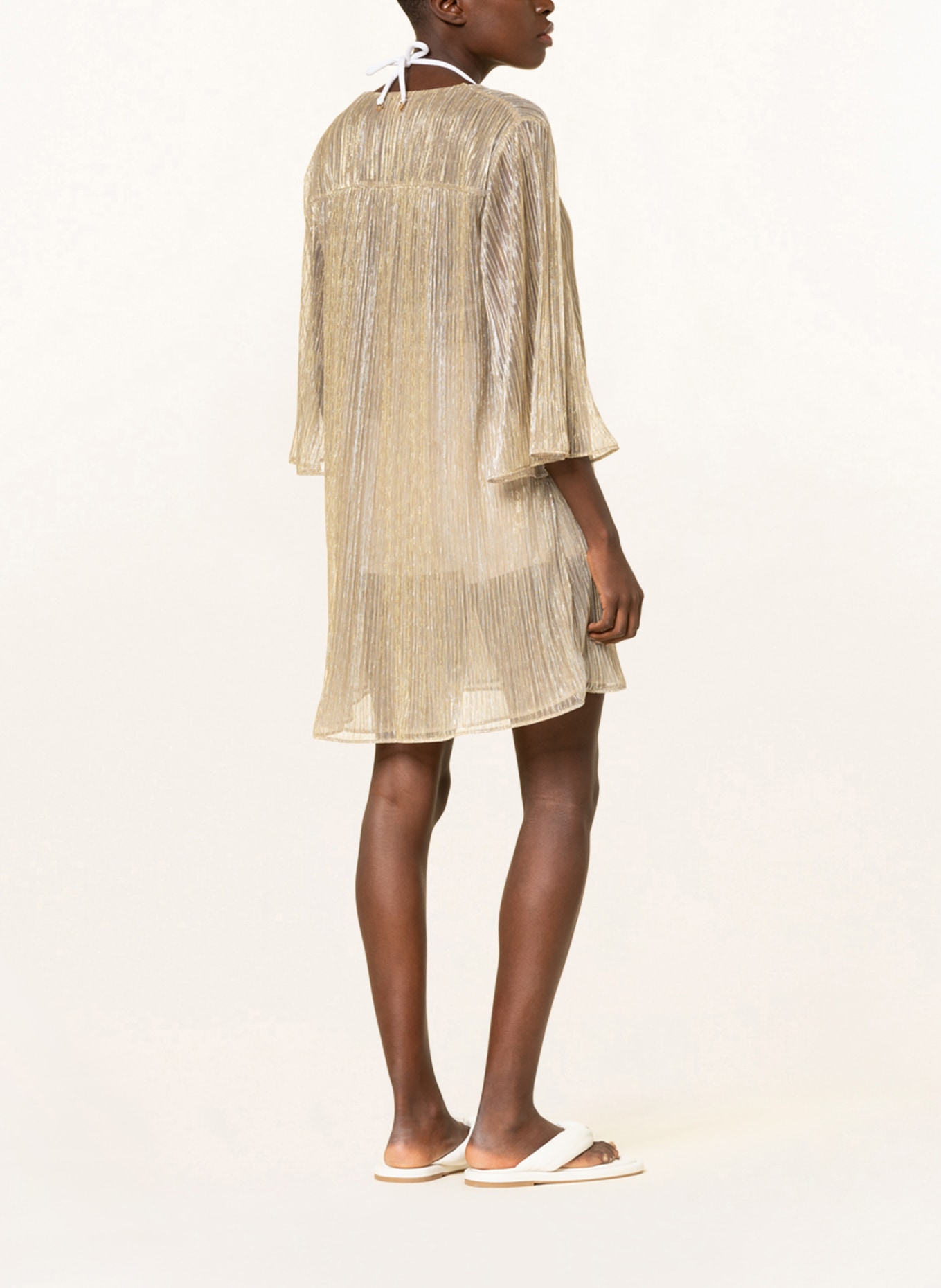 MARYAN MEHLHORN Tunic EUPHORIA with glitter thread , Color: GOLD (Image 3)