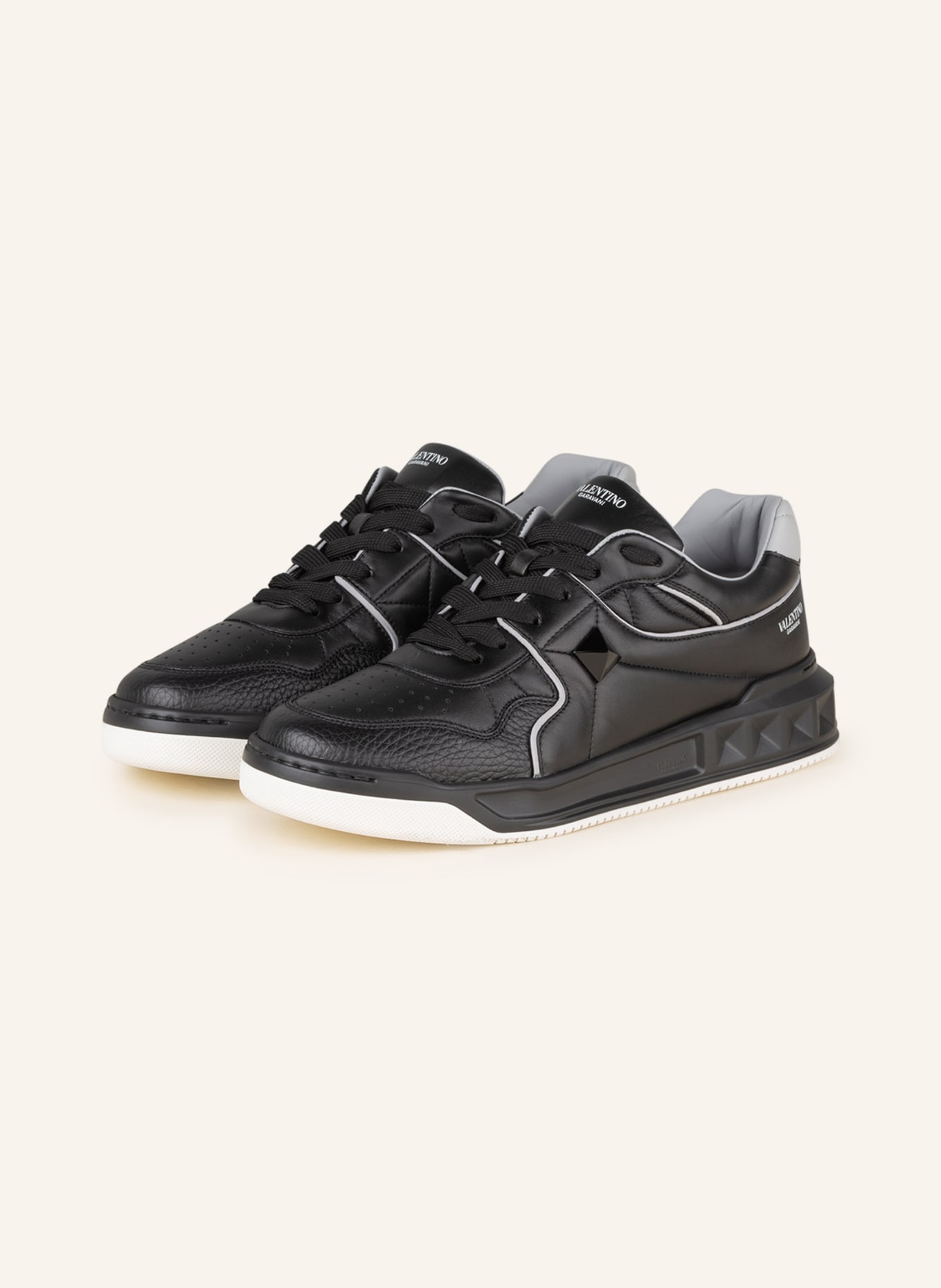 VALENTINO GARAVANI Sneaker ONE STUD, Farbe: SCHWARZ (Bild 1)