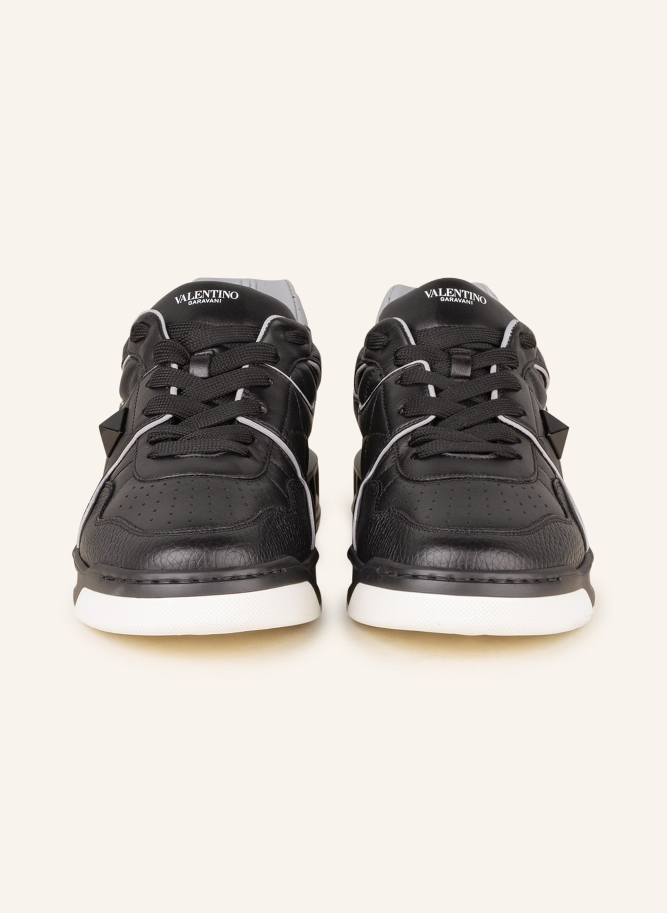 Black stud valentino trainers new arrivals
