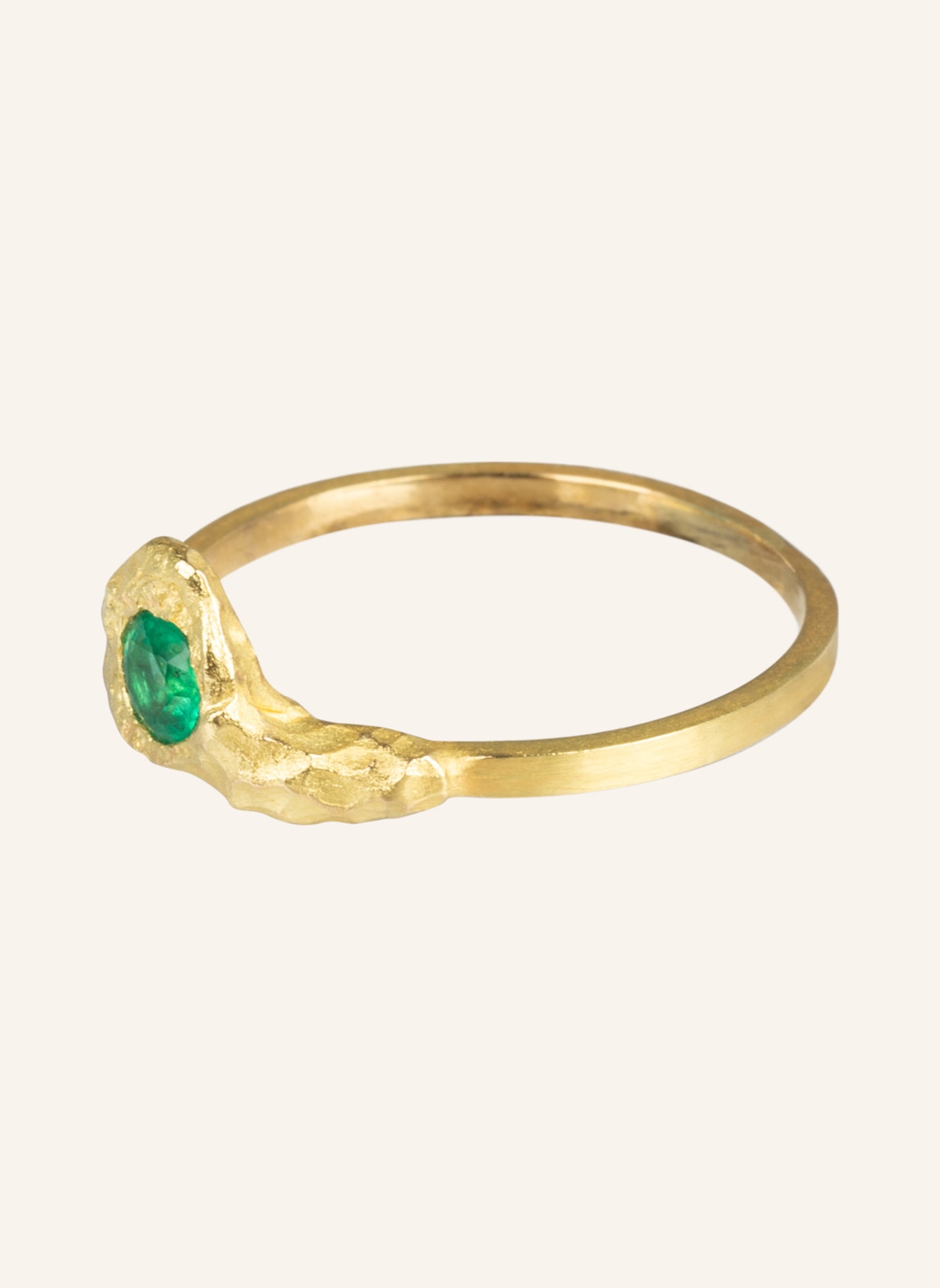 ELHANATI Ring EVIE, Color: GOLD/ GREEN (Image 1)