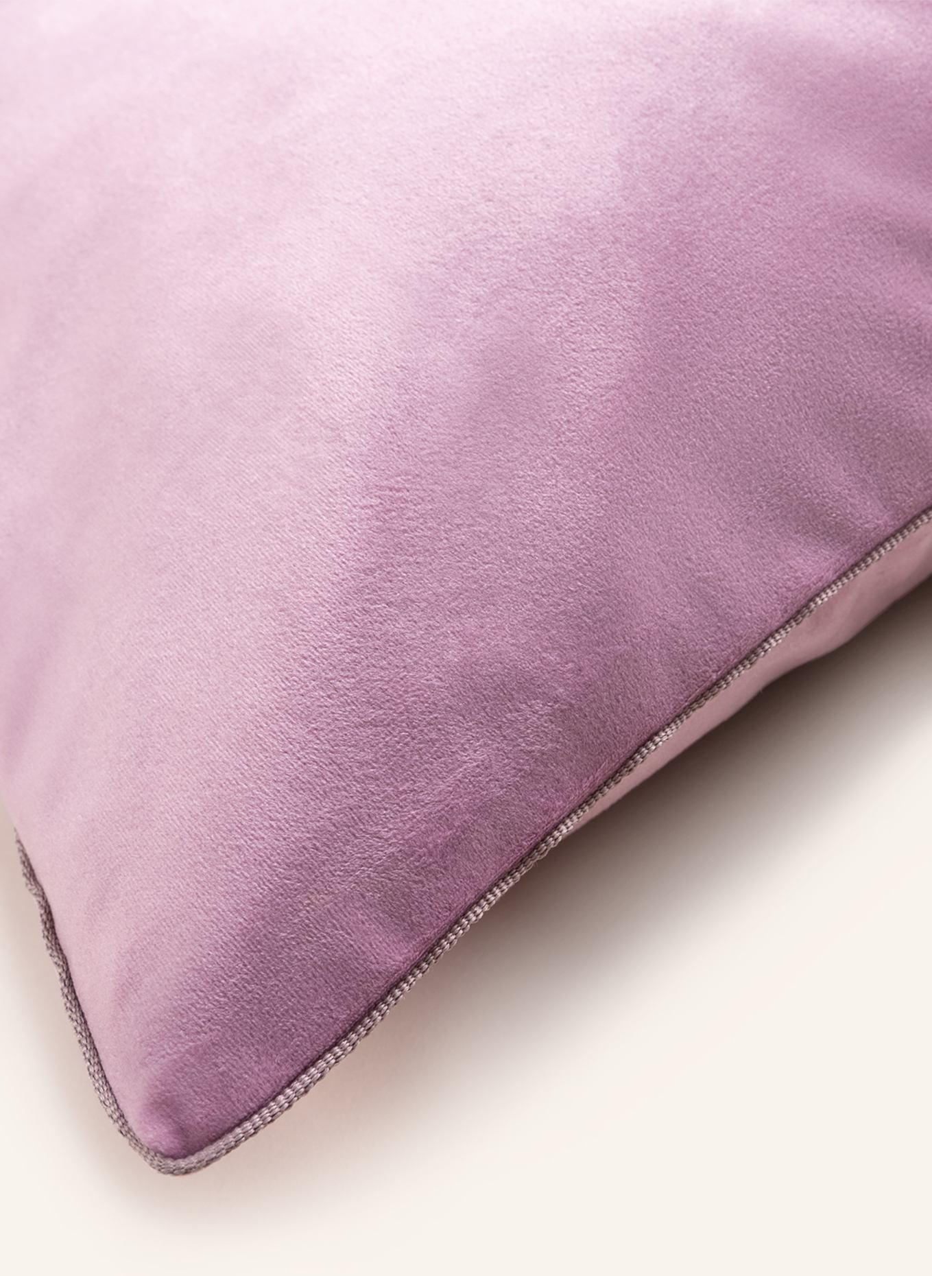 PAD Samt-Dekokissenhülle ELEGANCE: HELLLILA