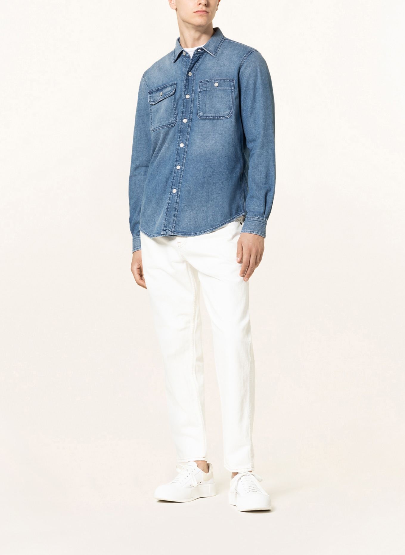 POLO RALPH LAUREN Koszula jeansowa DUNGAREE regular fit, Kolor: GRANATOWY (Obrazek 2)