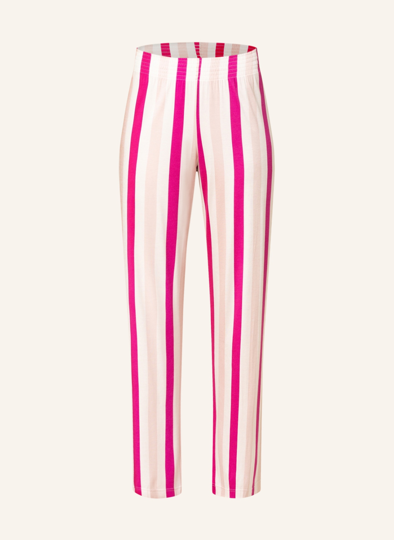 mey Spodnie od piżamy z kolekcji TERESIA, Kolor: FUKSJA/ CIELISTY/ KREMOWY (Obrazek 1)