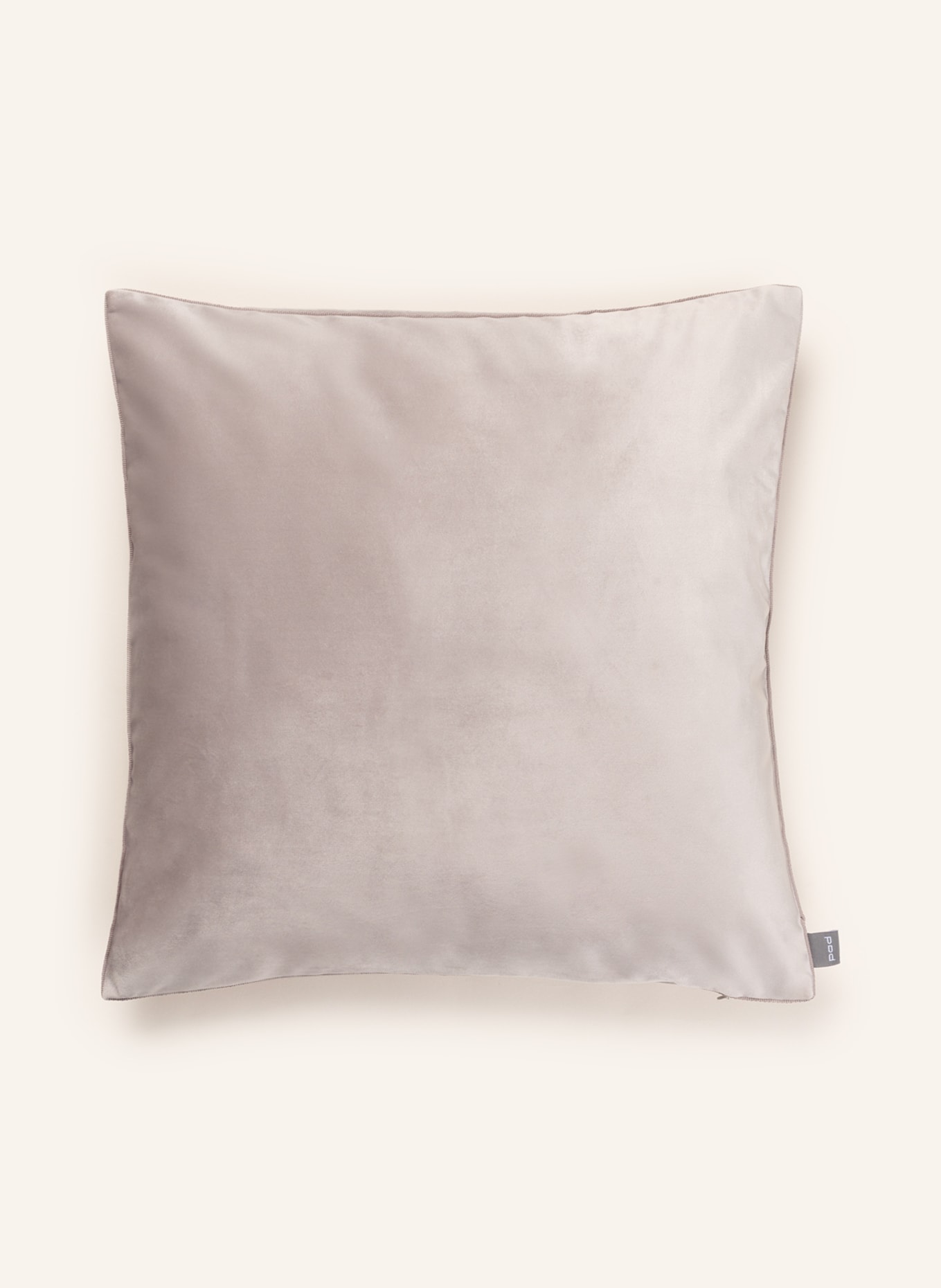 PAD Velvet decorative cushion cover ELEGANCE, Color: LIGHT GRAY (Image 2)