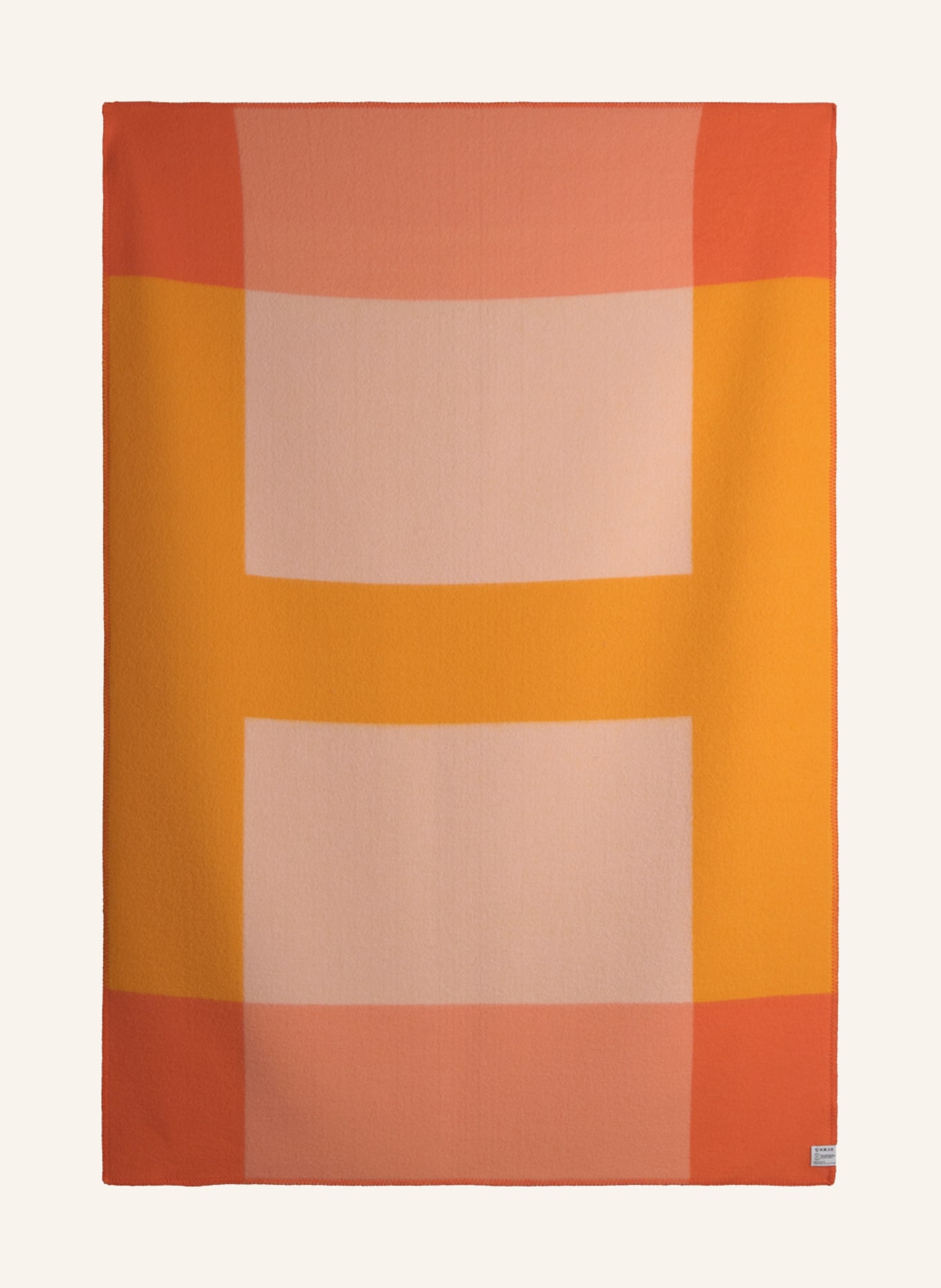 Røros Tweed Tweed-Plaid SYNDIN: HELLORANGE/ DUNKELORANGE/ ORANGE