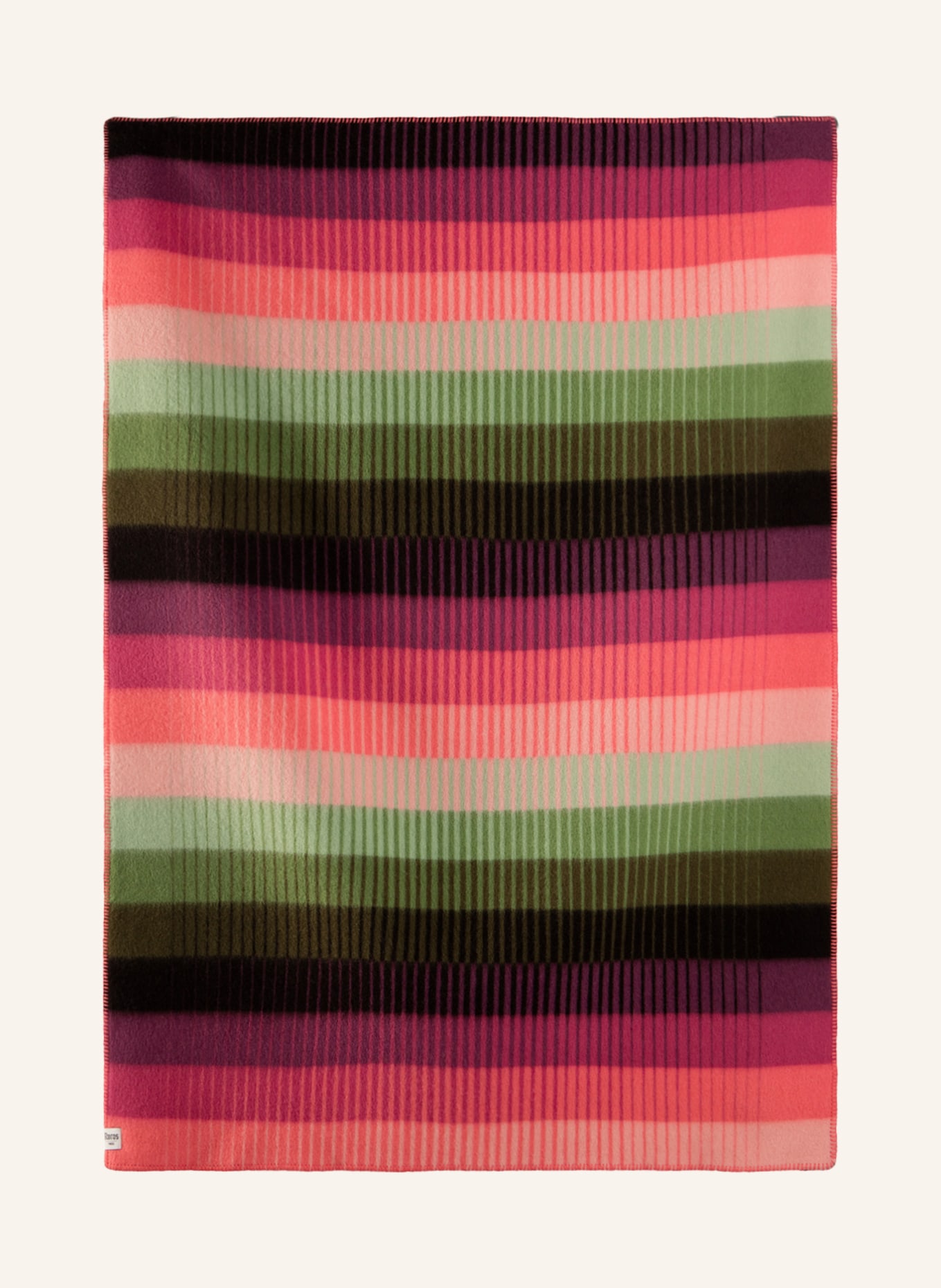 Røros Tweed Tweed-Plaid ÅSMUND, Farbe: DUNKELROT/ HELLROT/ GRÜN (Bild 2)