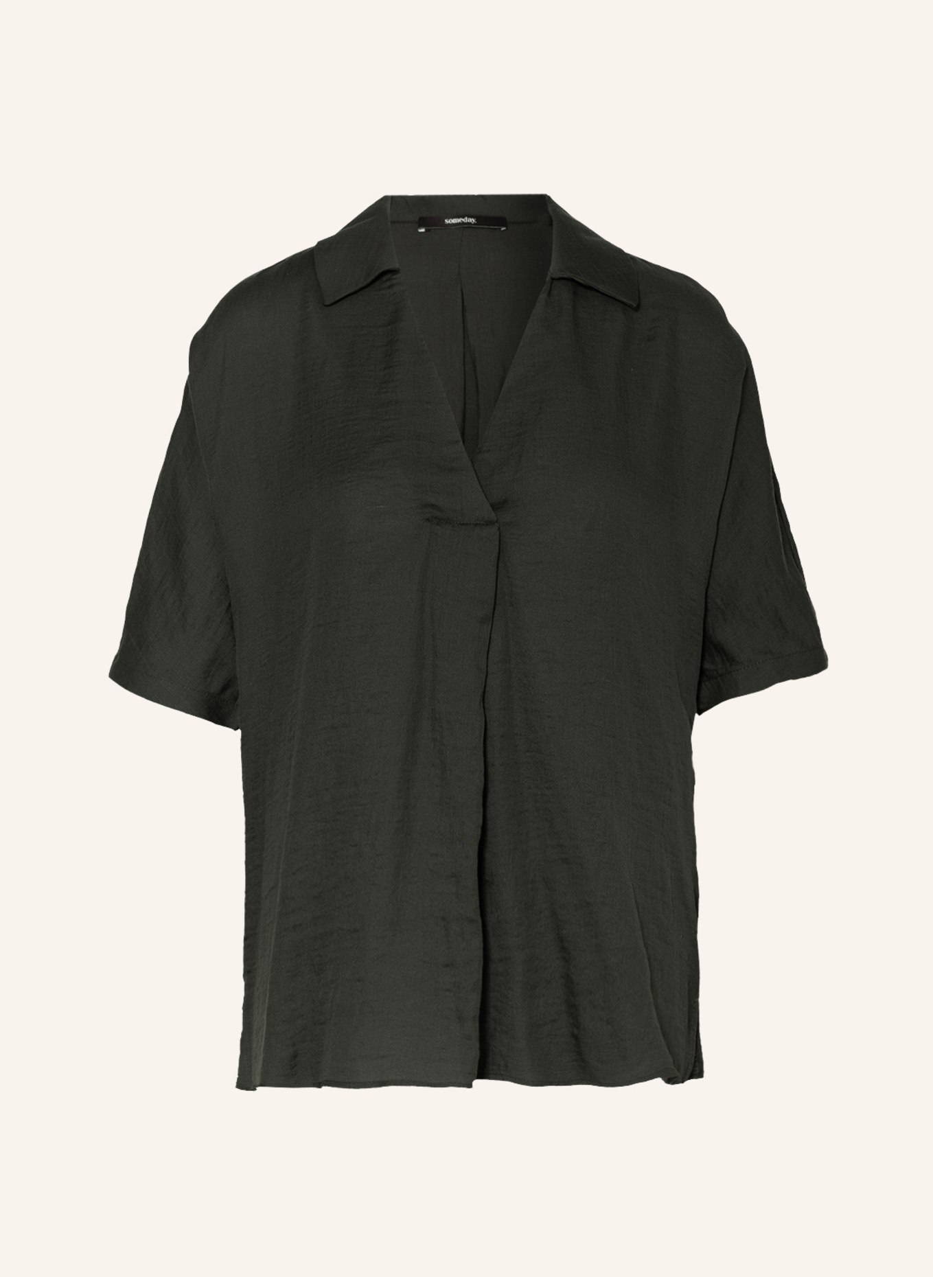 someday Shirt blouse ZERIKE, Color: DARK GREEN (Image 1)