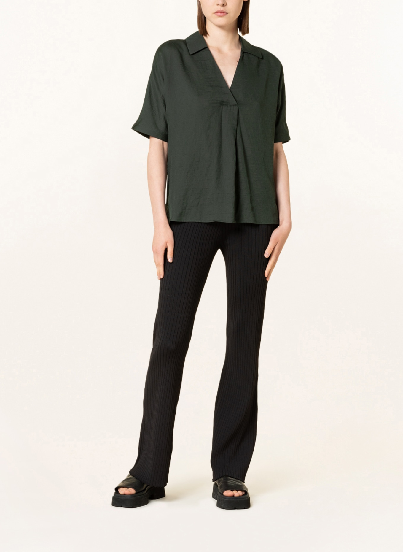 someday Shirt blouse ZERIKE, Color: DARK GREEN (Image 2)