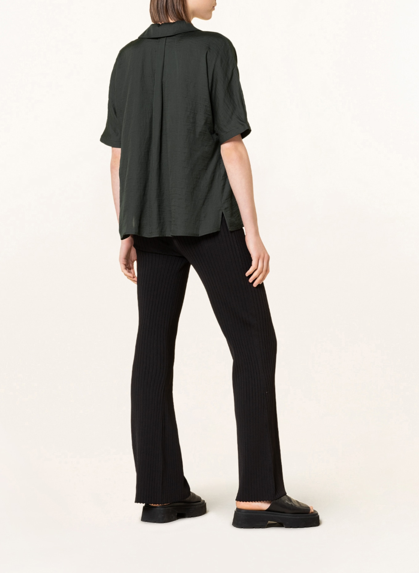 someday Shirt blouse ZERIKE, Color: DARK GREEN (Image 3)