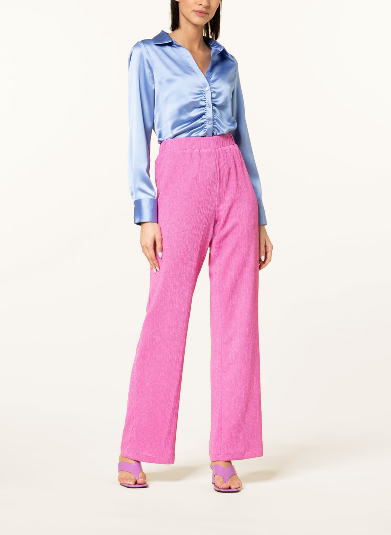 NEO NOIR Bootcut trousers JONA, Color: PINK (Image 2)