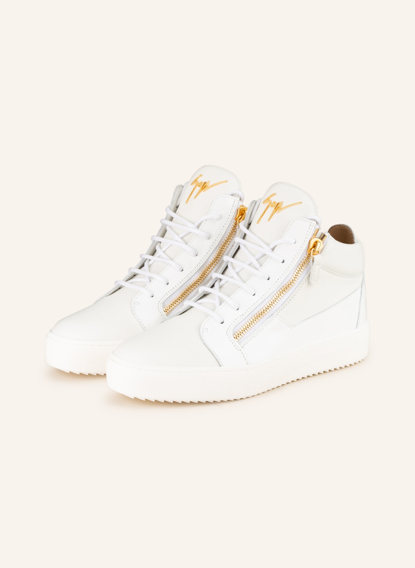 GIUSEPPE ZANOTTI DESIGN High-top sneakers MAY, Color: WHITE (Image 1)