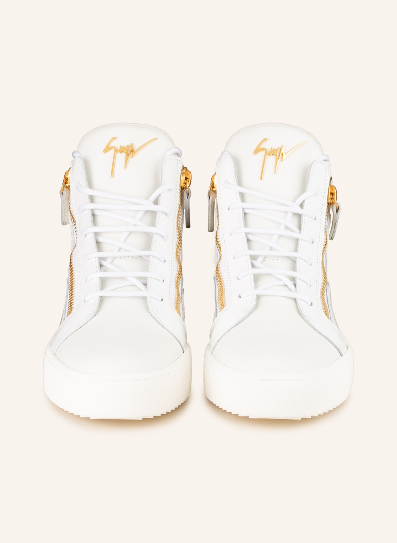 GIUSEPPE ZANOTTI DESIGN High-top sneakers MAY, Color: WHITE (Image 3)