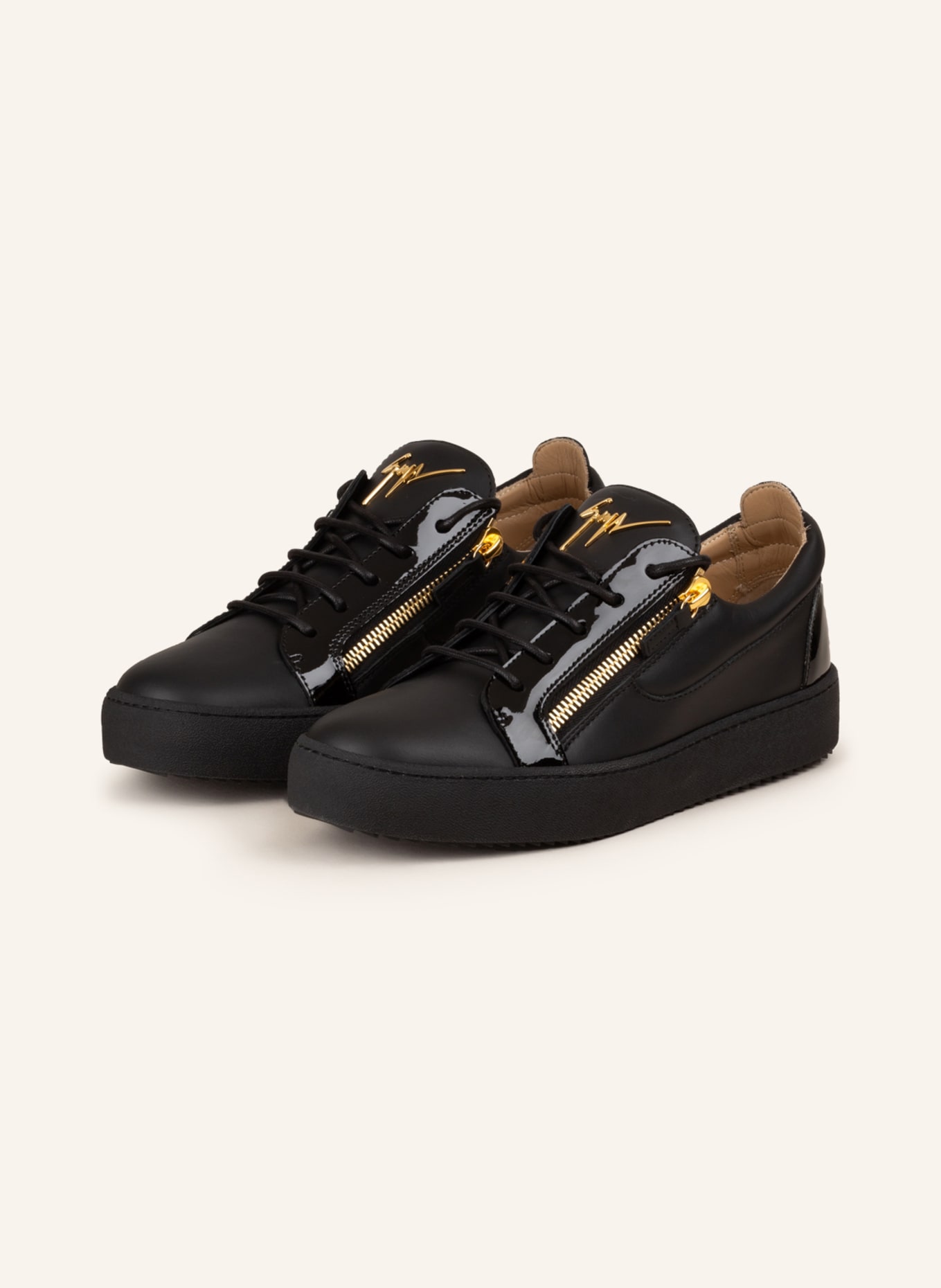 Shop Giuseppe Zanotti Talon Suede & Mesh Sneaker | Saks Fifth Avenue