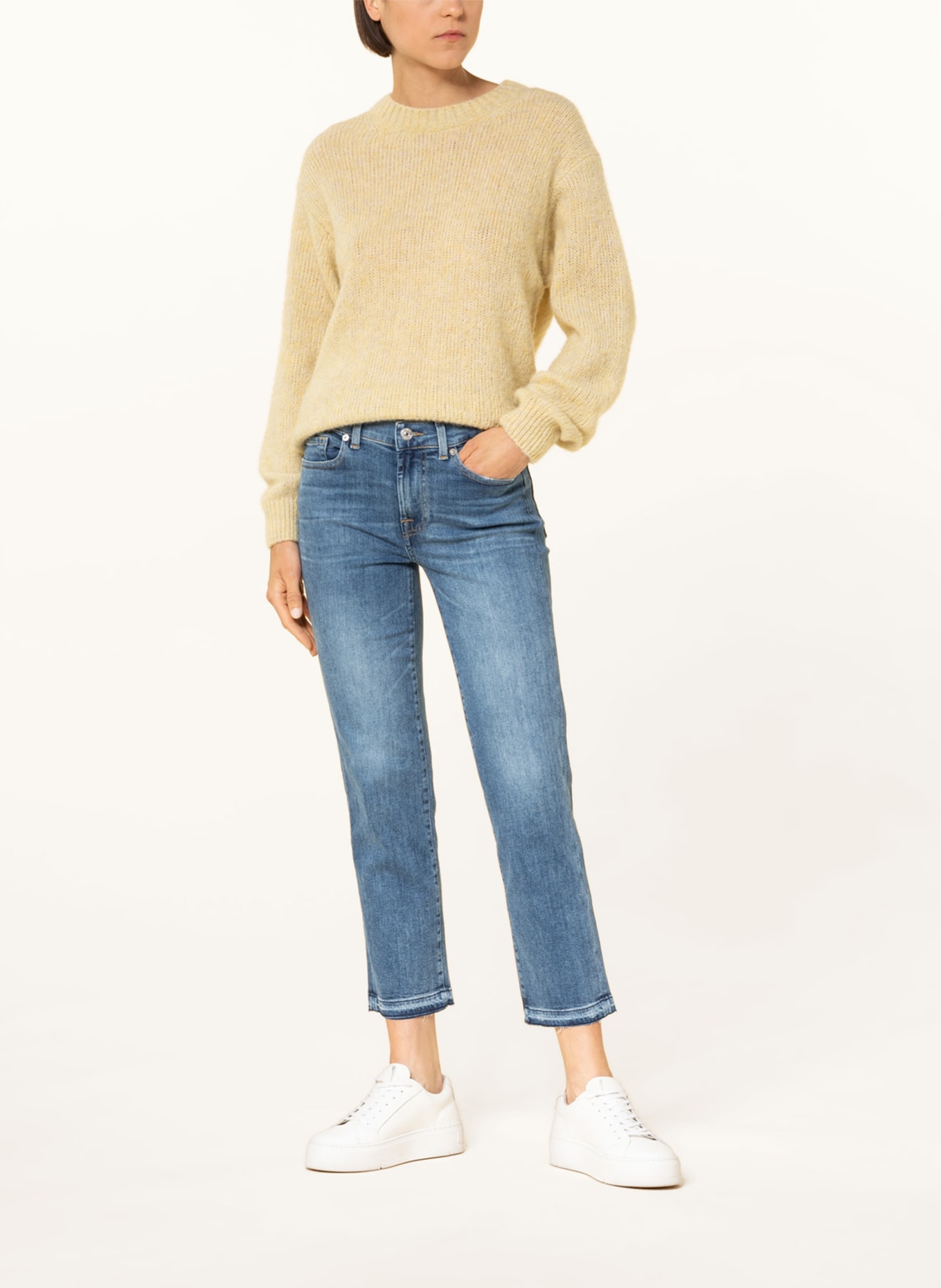 7 for all mankind Straight jeans ILLUSION STRIDE, Color: SR LIGHT BLUE (Image 2)