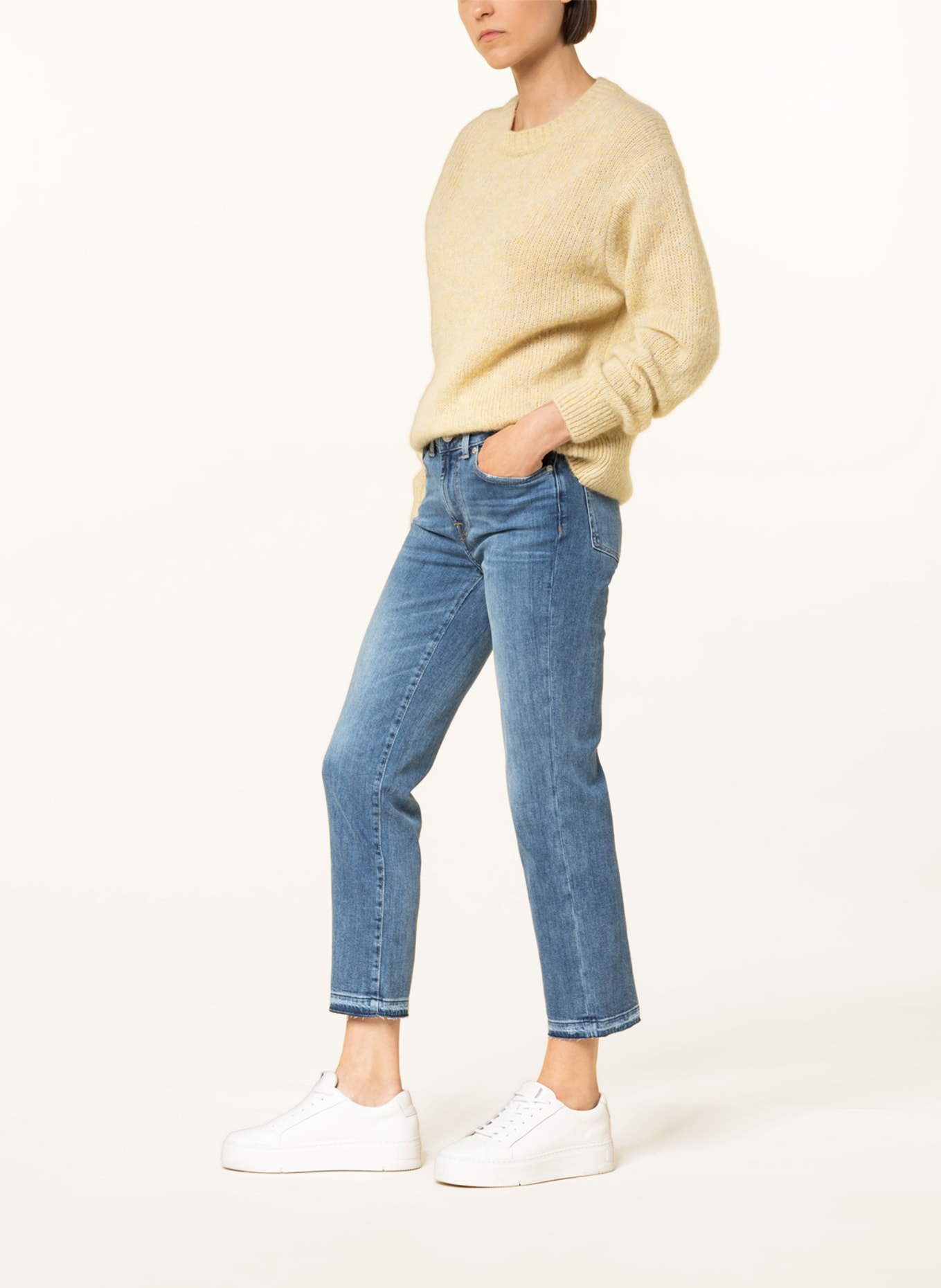 7 for all mankind Straight jeans ILLUSION STRIDE, Color: SR LIGHT BLUE (Image 4)