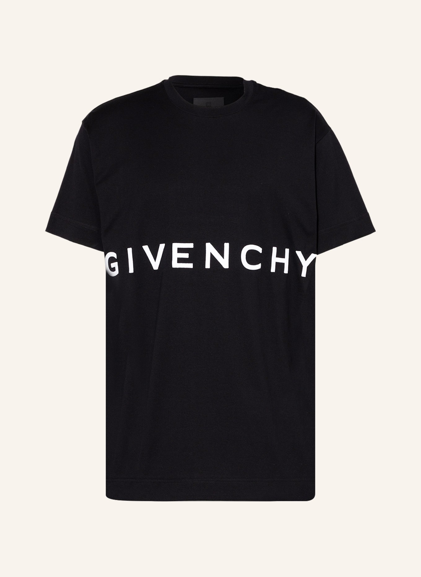 GIVENCHY Oversized tričko, Barva: ČERNÁ (Obrázek 1)