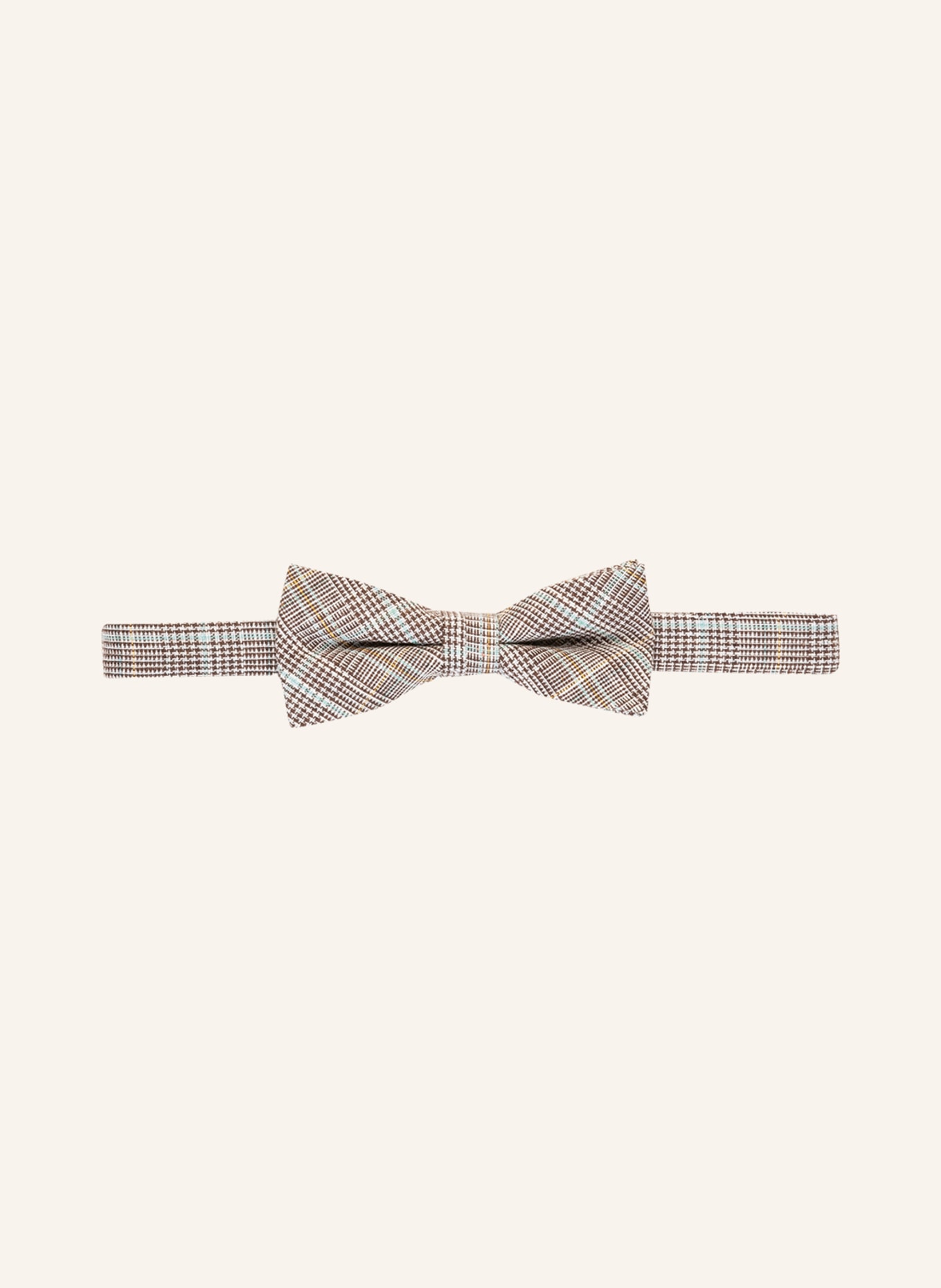 MONTI Set SANDRO: Suspenders, bow tie and pocket handkerchief , Color: DARK BROWN/ WHITE/ MINT (Image 2)