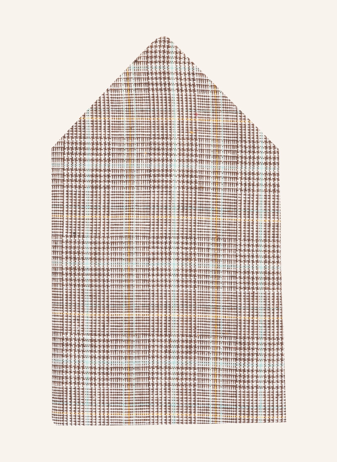 MONTI Set SANDRO: Suspenders, bow tie and pocket handkerchief , Color: DARK BROWN/ WHITE/ MINT (Image 3)