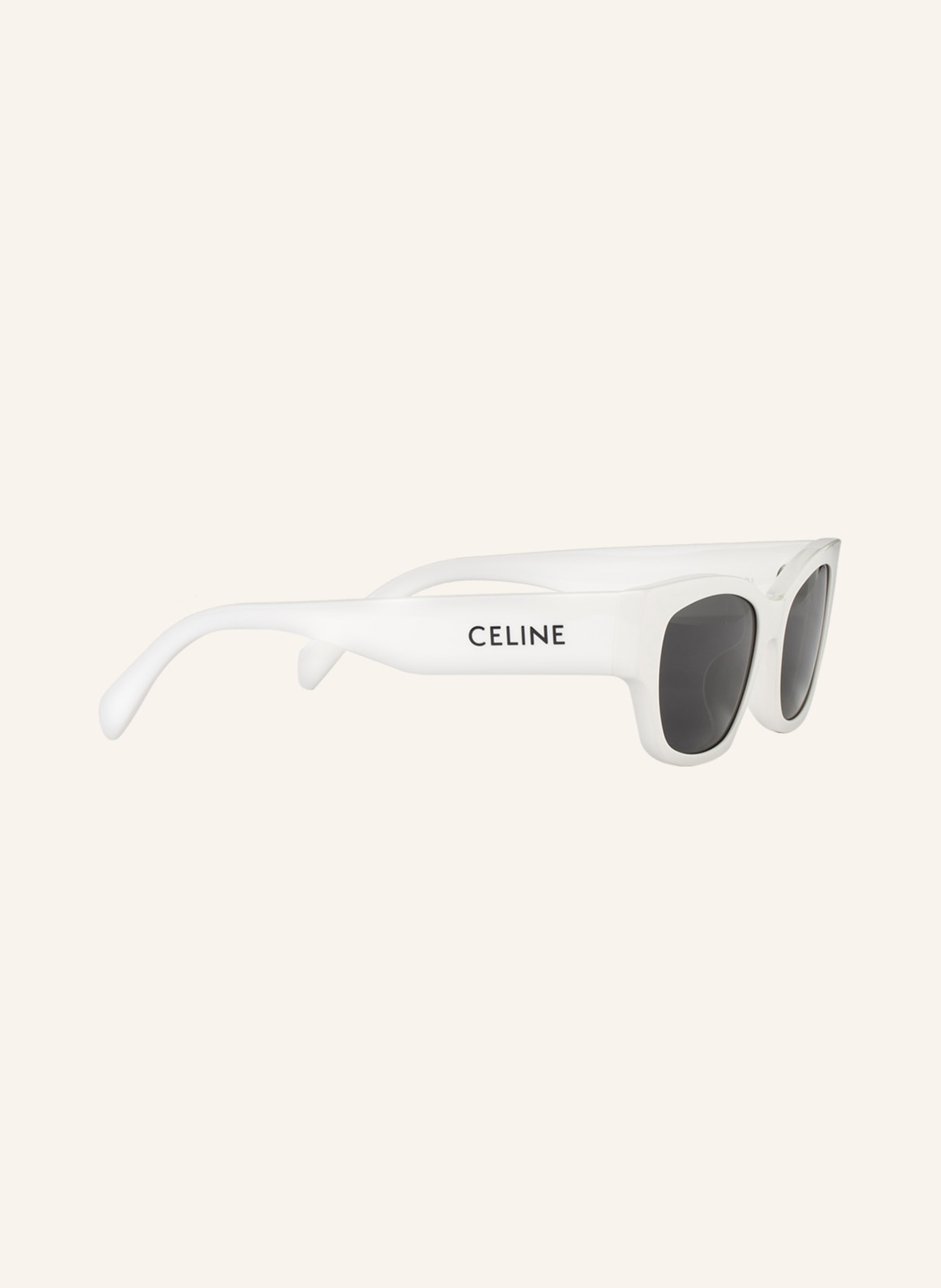 CELINE Sunglasses CL000334, Color: 3100J1 - WHITE/ DARK GRAY (Image 4)