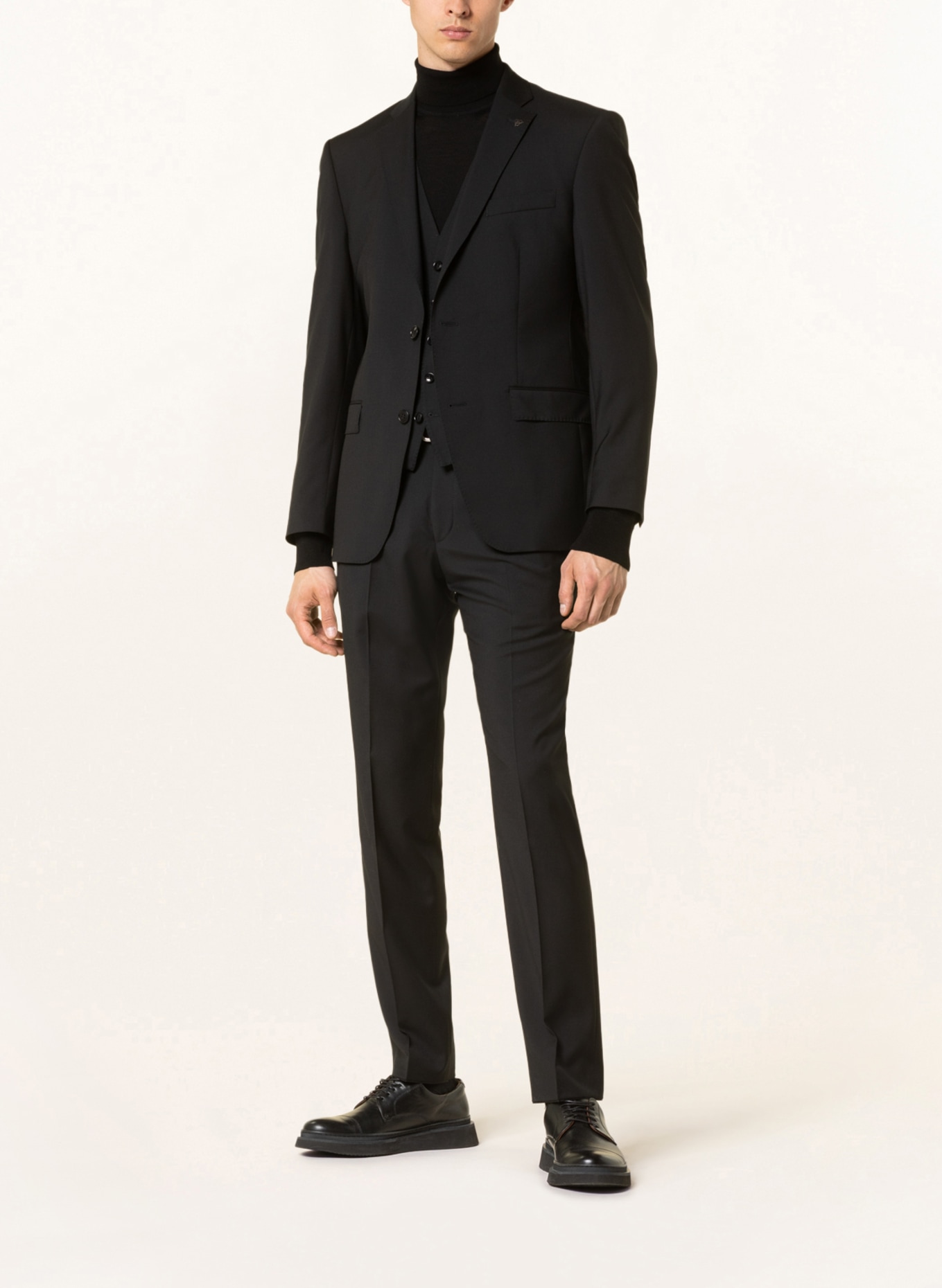 Roy Robson Suit vest regular fit, Color: A001 BLACK (Image 2)