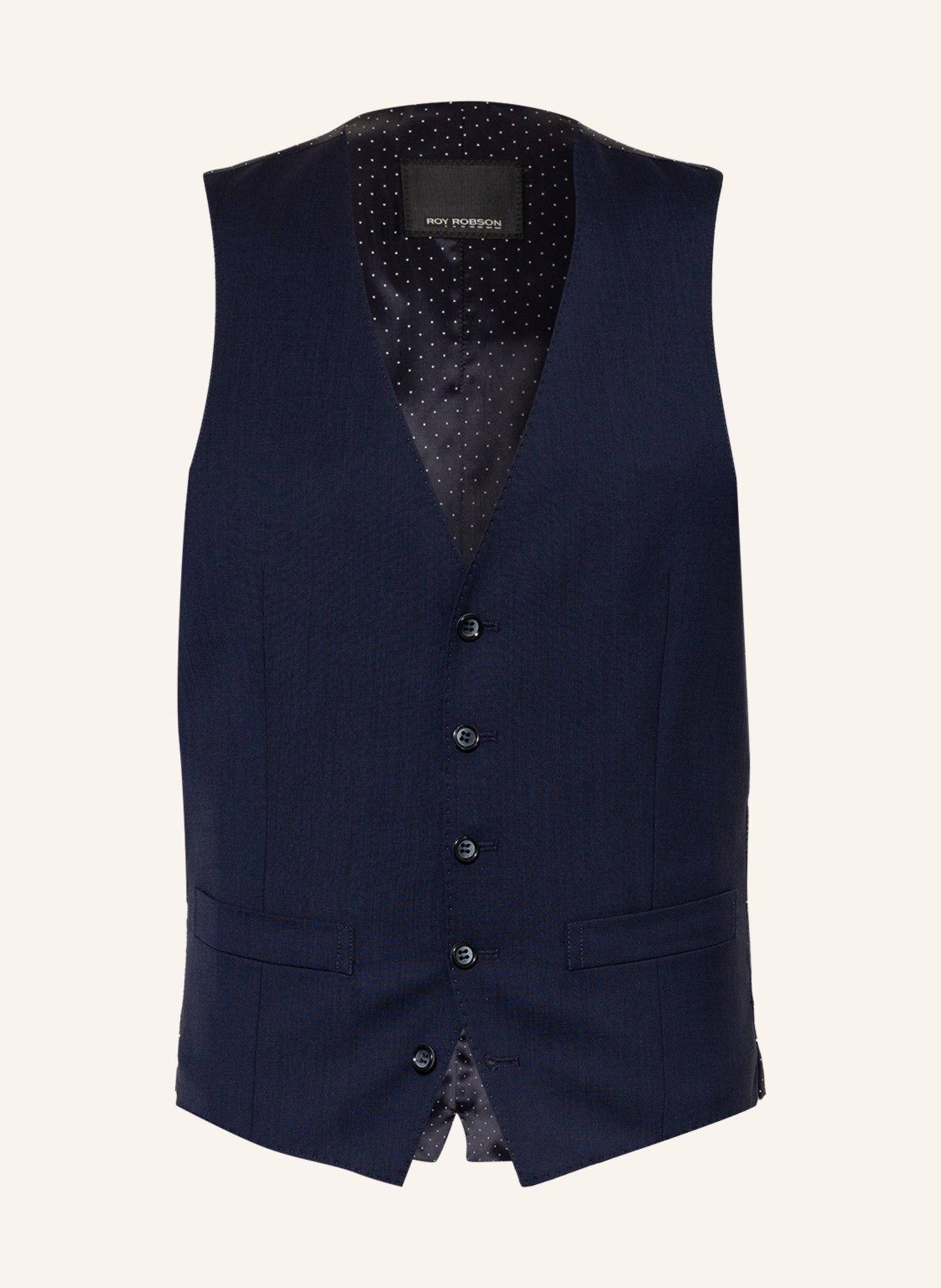 Roy Robson Anzugweste Extra Slim Fit, Farbe: A420 MEDIUM BLUE (Bild 1)