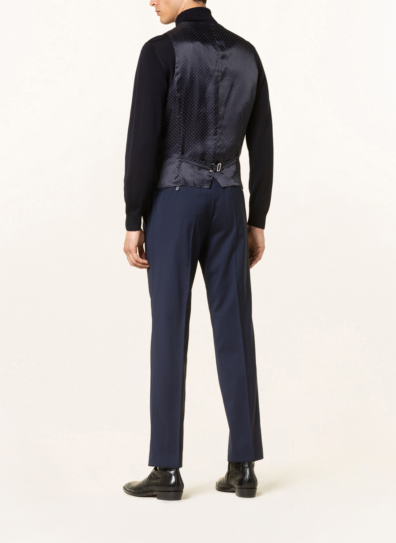 Roy Robson Suit vest extra slim fit, Color: A420 MEDIUM BLUE (Image 4)