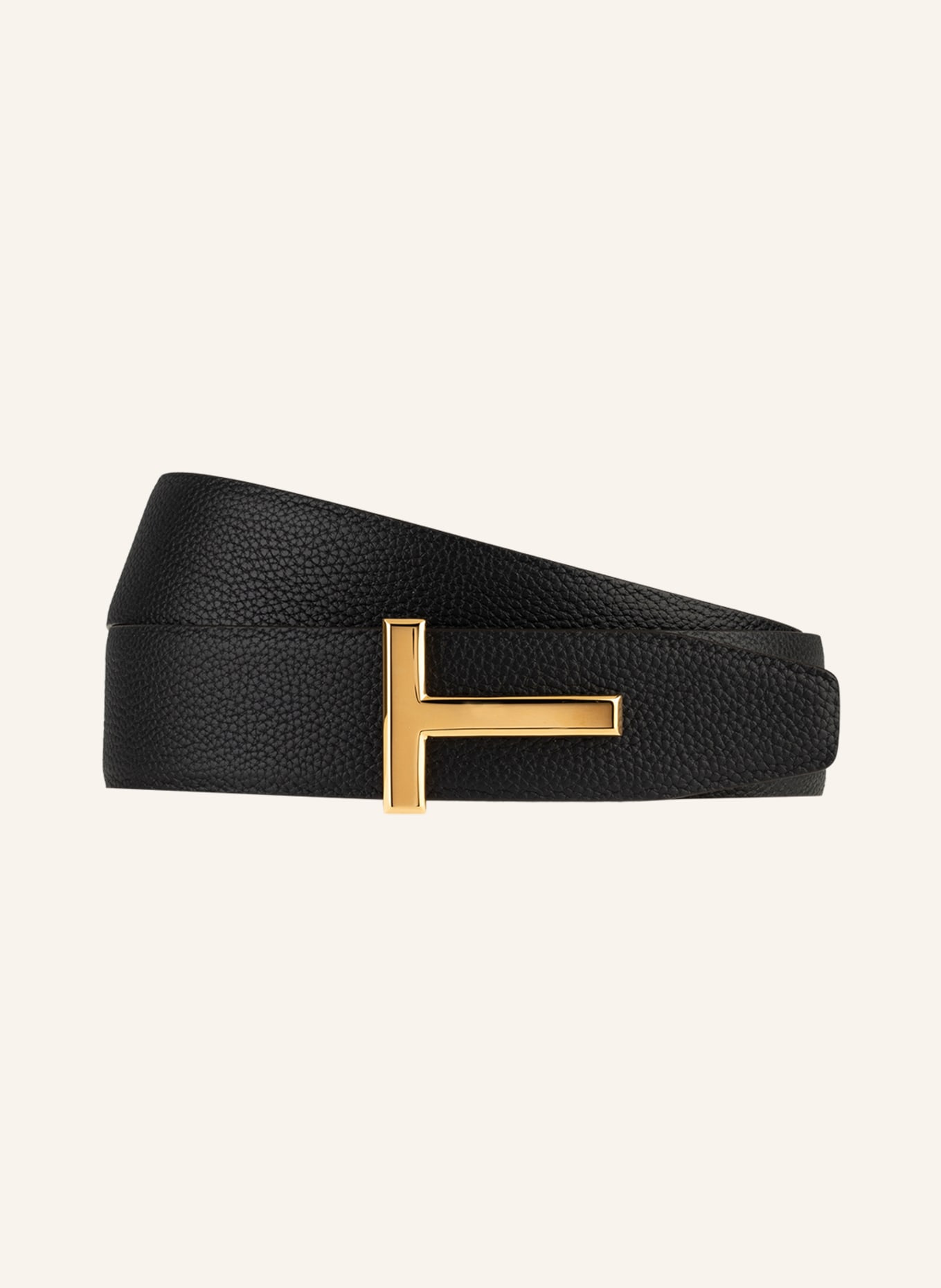 TOM FORD Leather belt, Color: BLACK (Image 1)