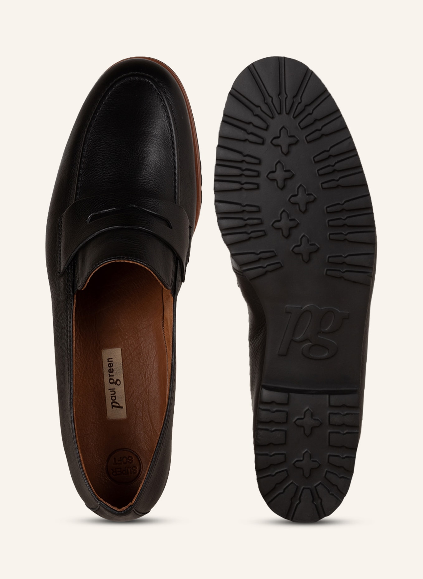 paul green Penny loafers, Color: BLACK (Image 5)