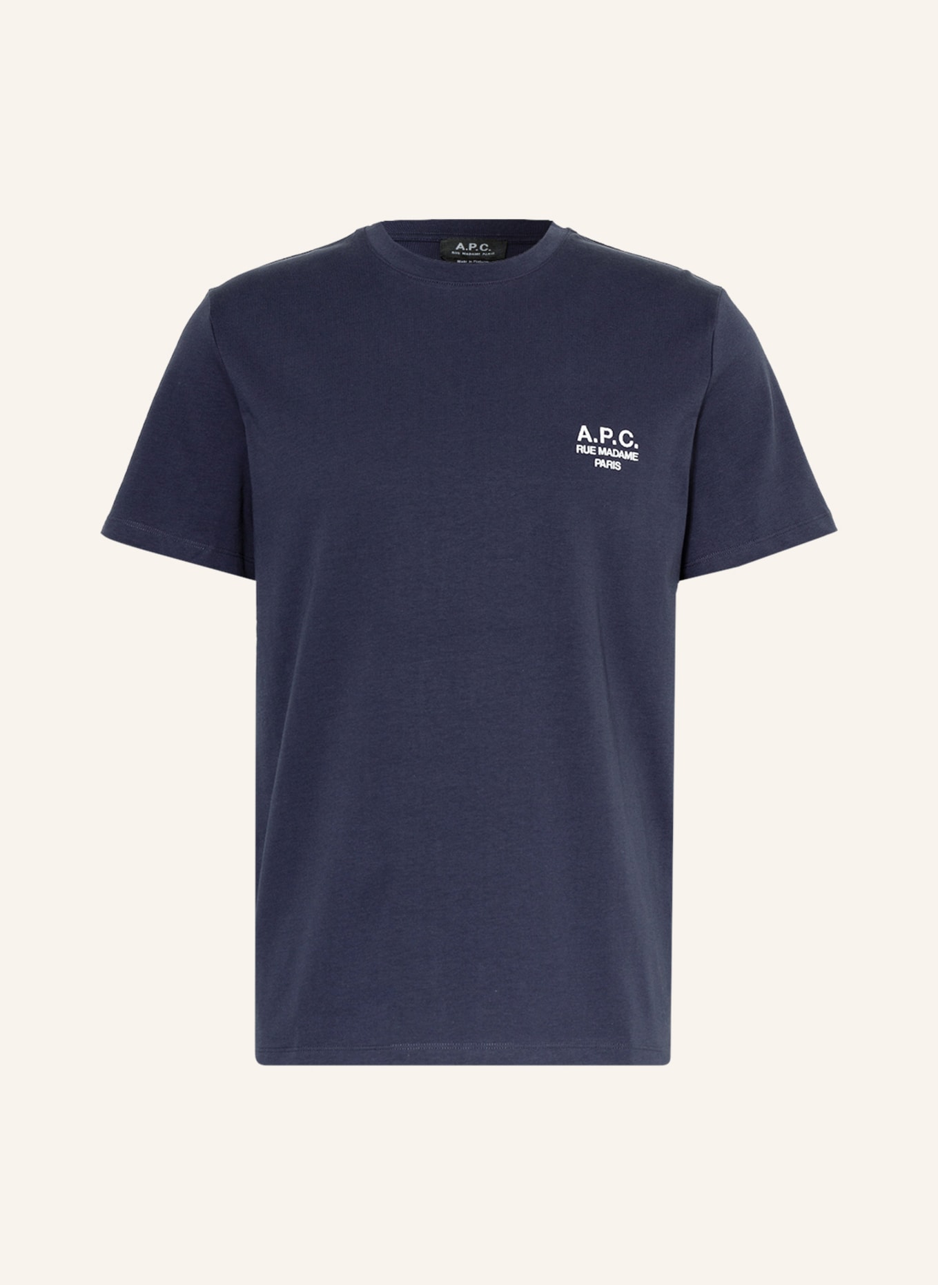 A.P.C. T-shirt RAYMOND, Color: DARK BLUE (Image 1)