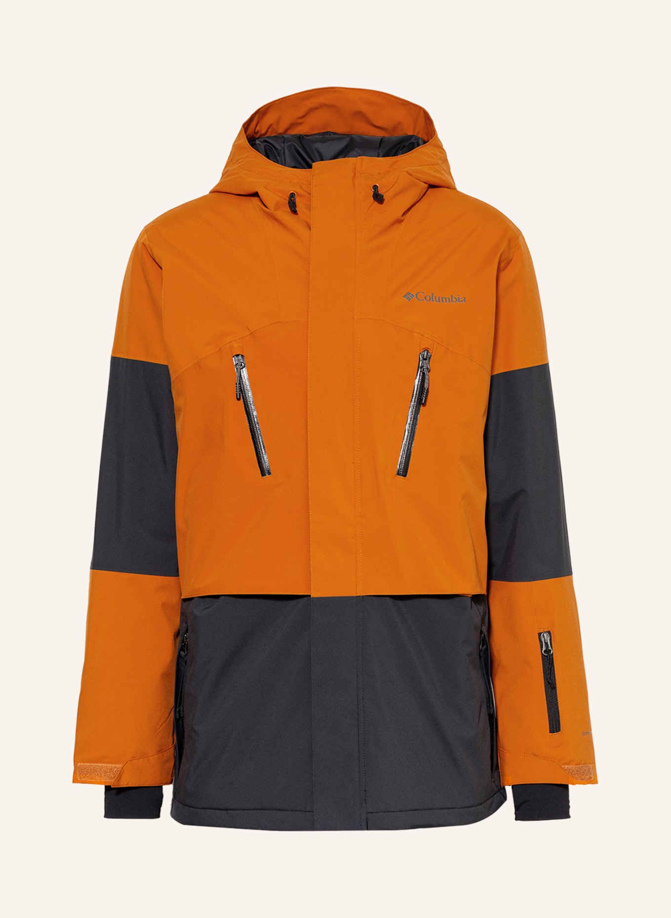 Columbia Ski jacket AERIAL ASCENDER™, Color: BLACK/ DARK ORANGE (Image 1)