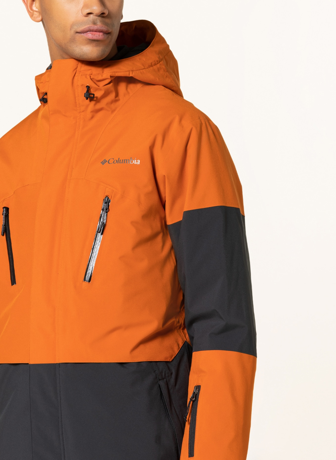 Columbia Ski jacket AERIAL ASCENDER™, Color: BLACK/ DARK ORANGE (Image 5)